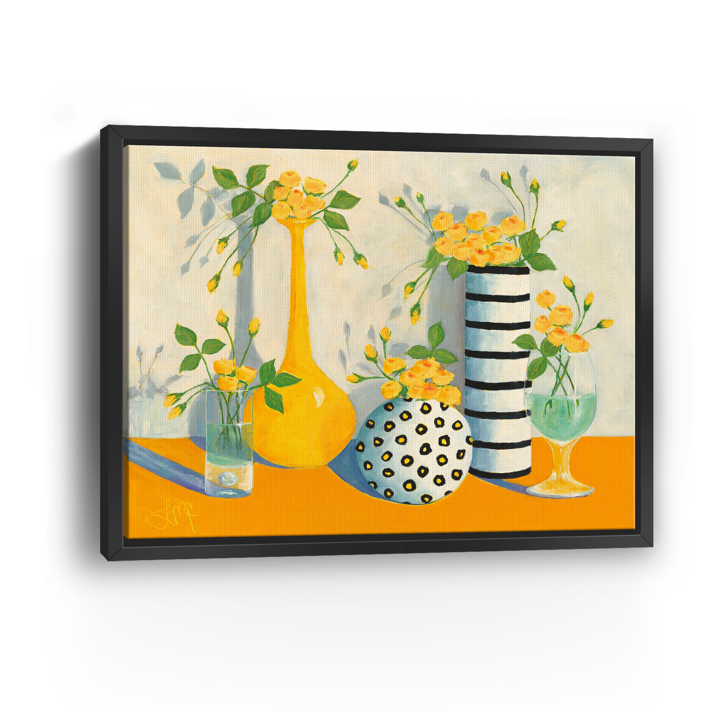 It's All About Yellow Canvas Giclee