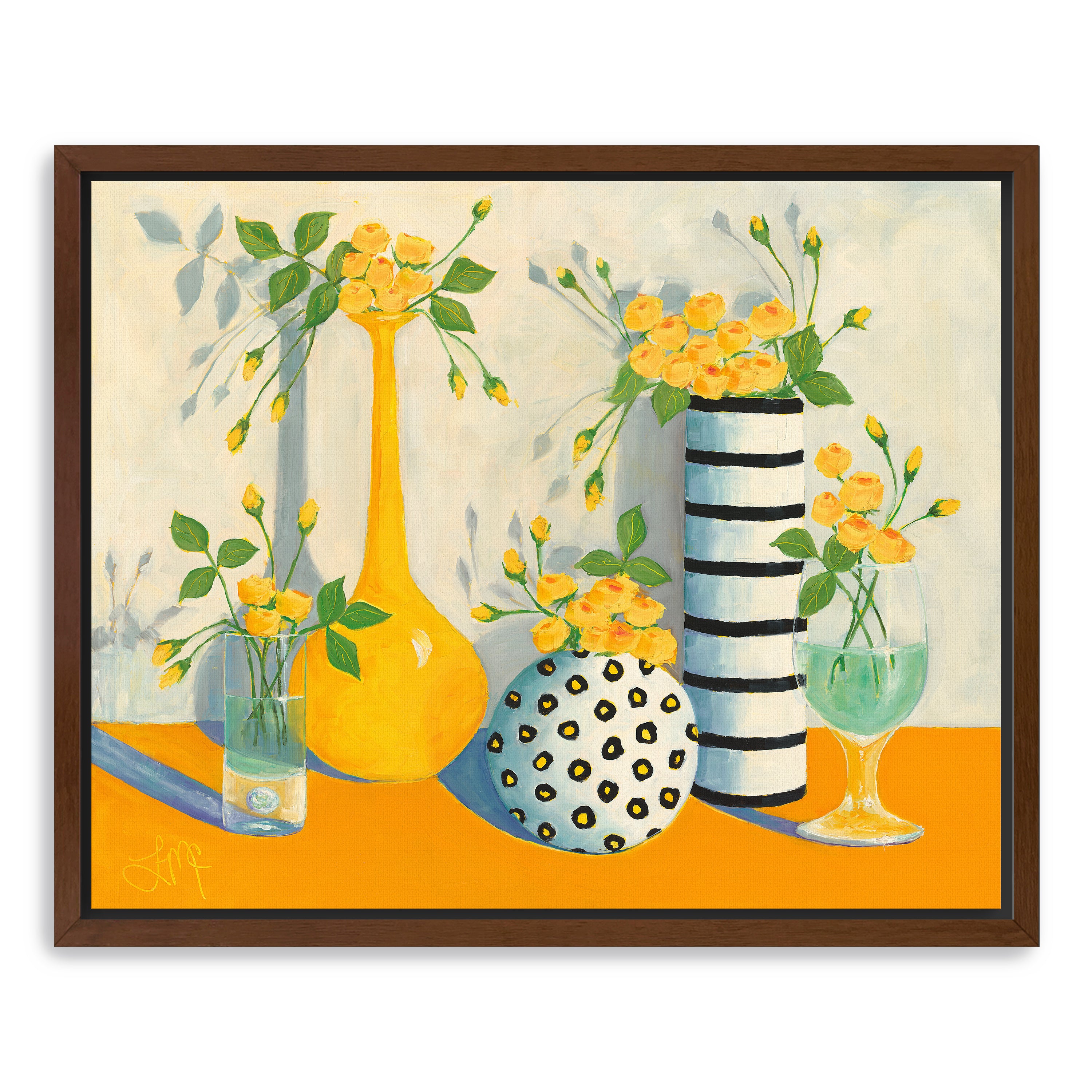 It's All About Yellow Canvas Giclee