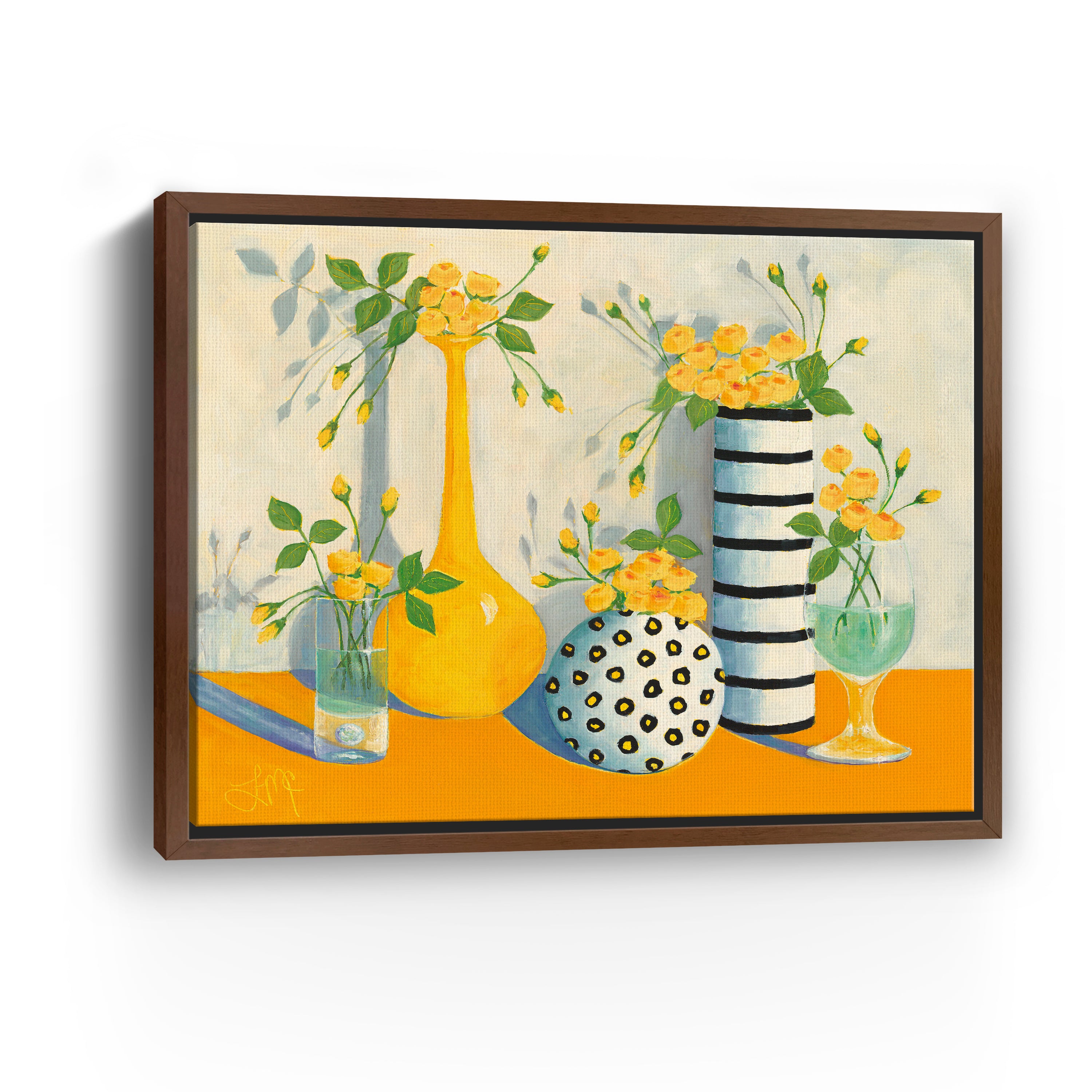 It's All About Yellow Canvas Giclee