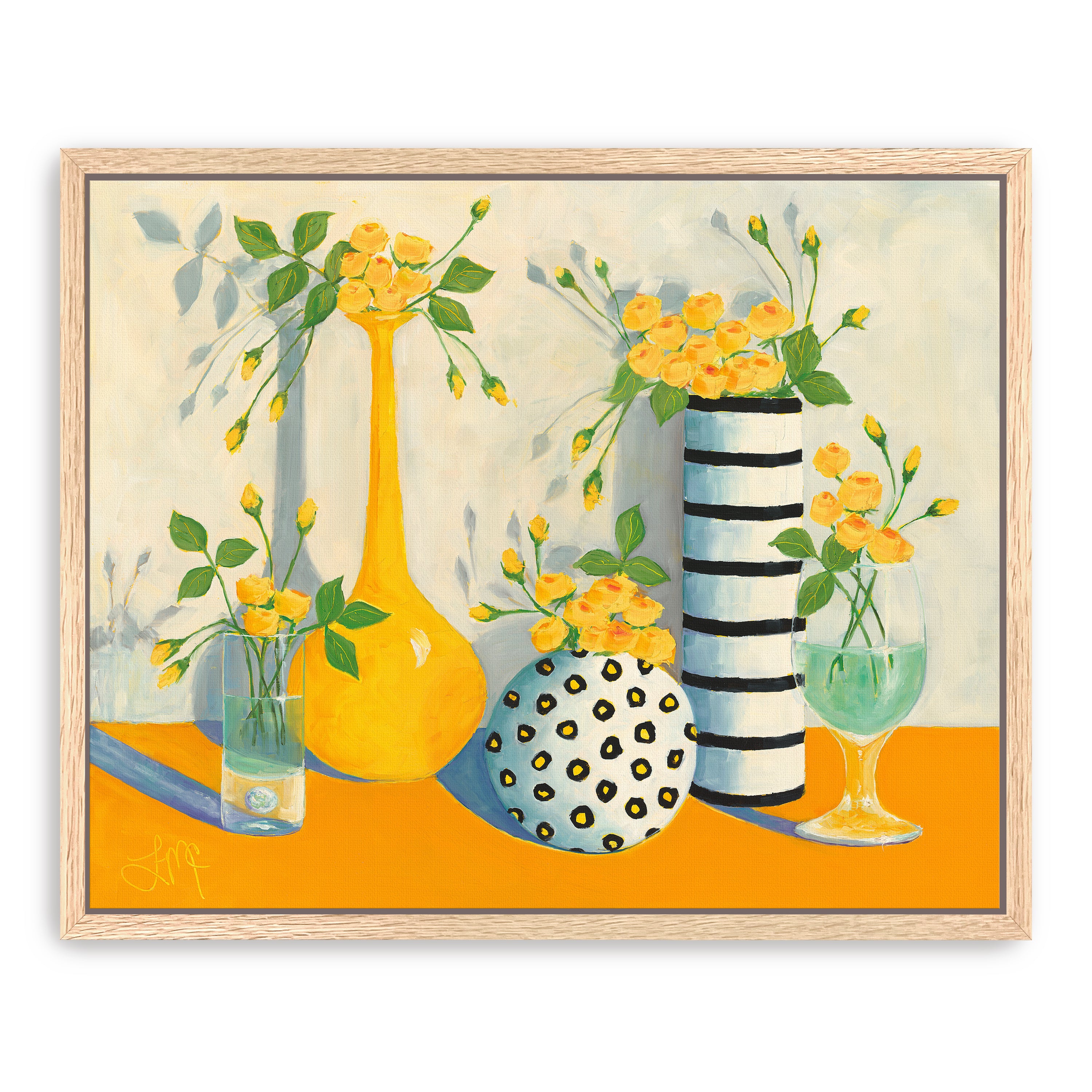 It's All About Yellow Canvas Giclee