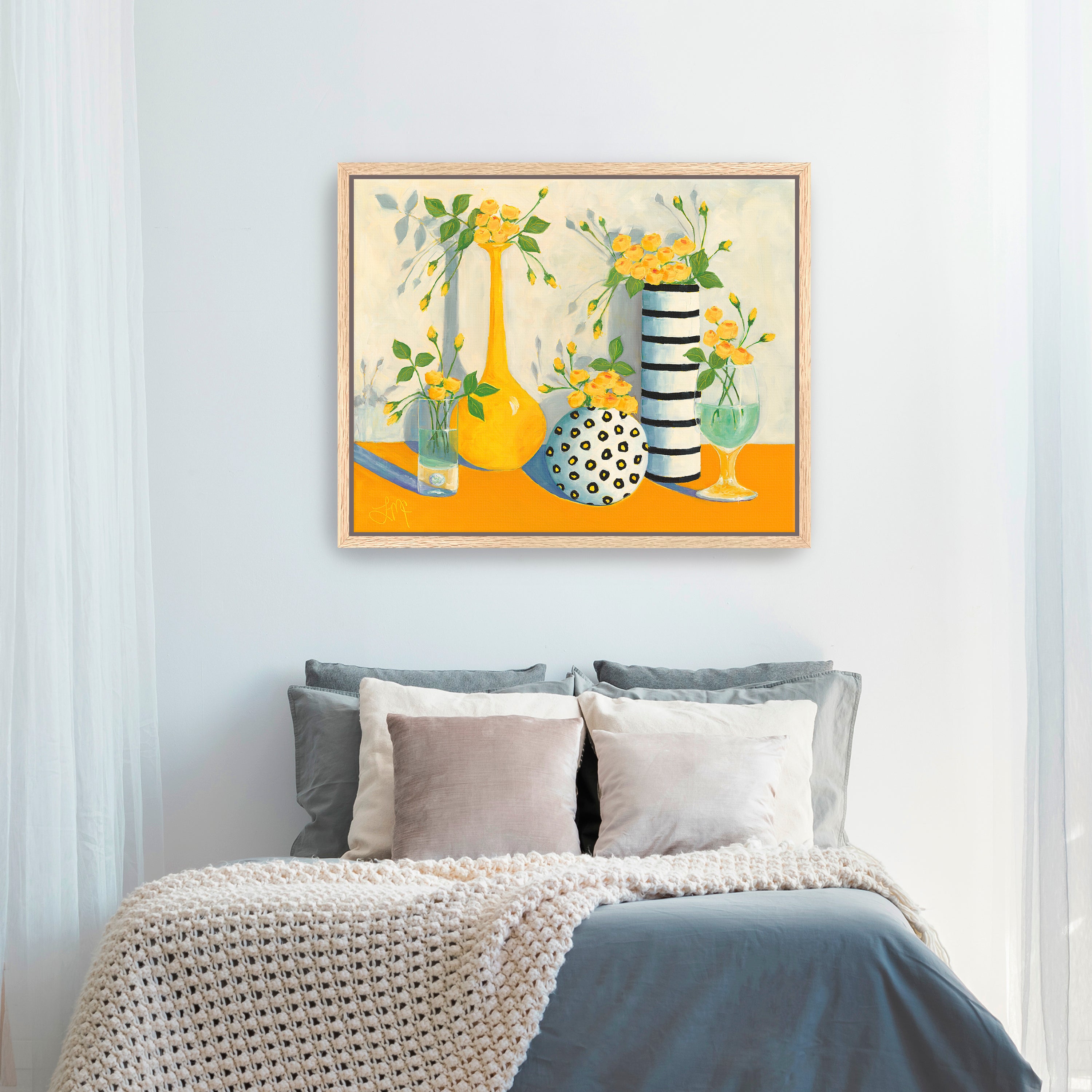 It's All About Yellow Canvas Giclee