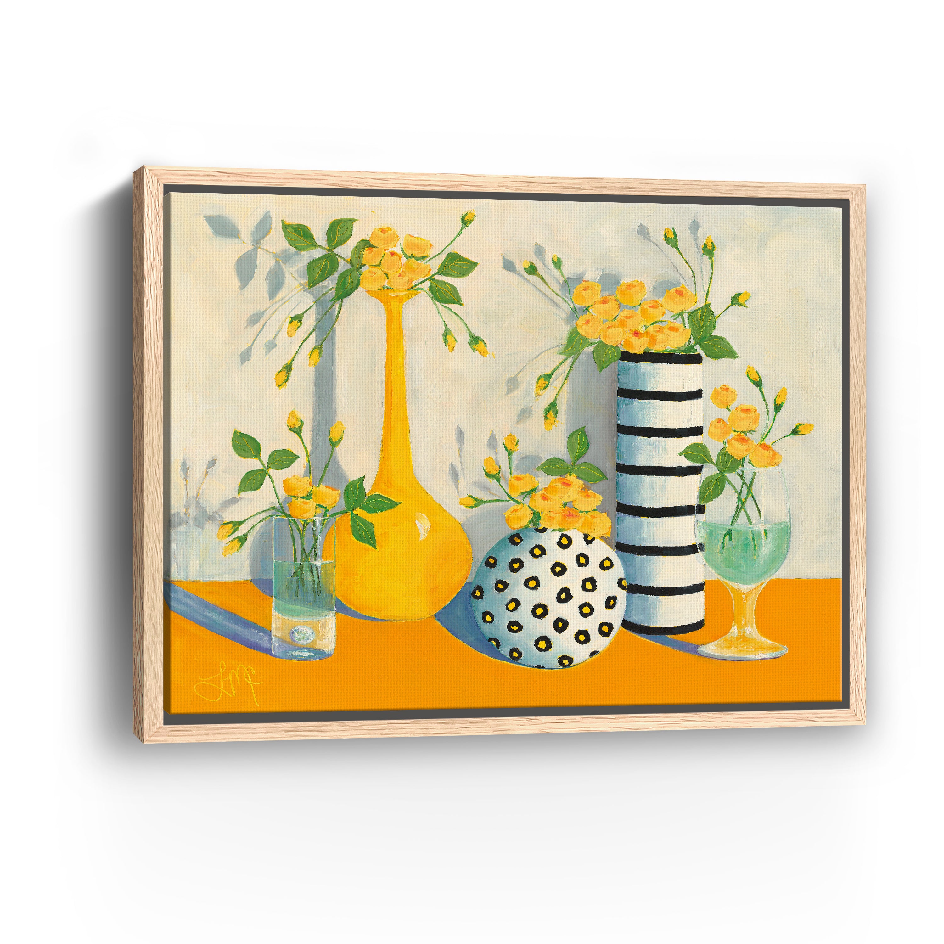 It's All About Yellow Canvas Giclee