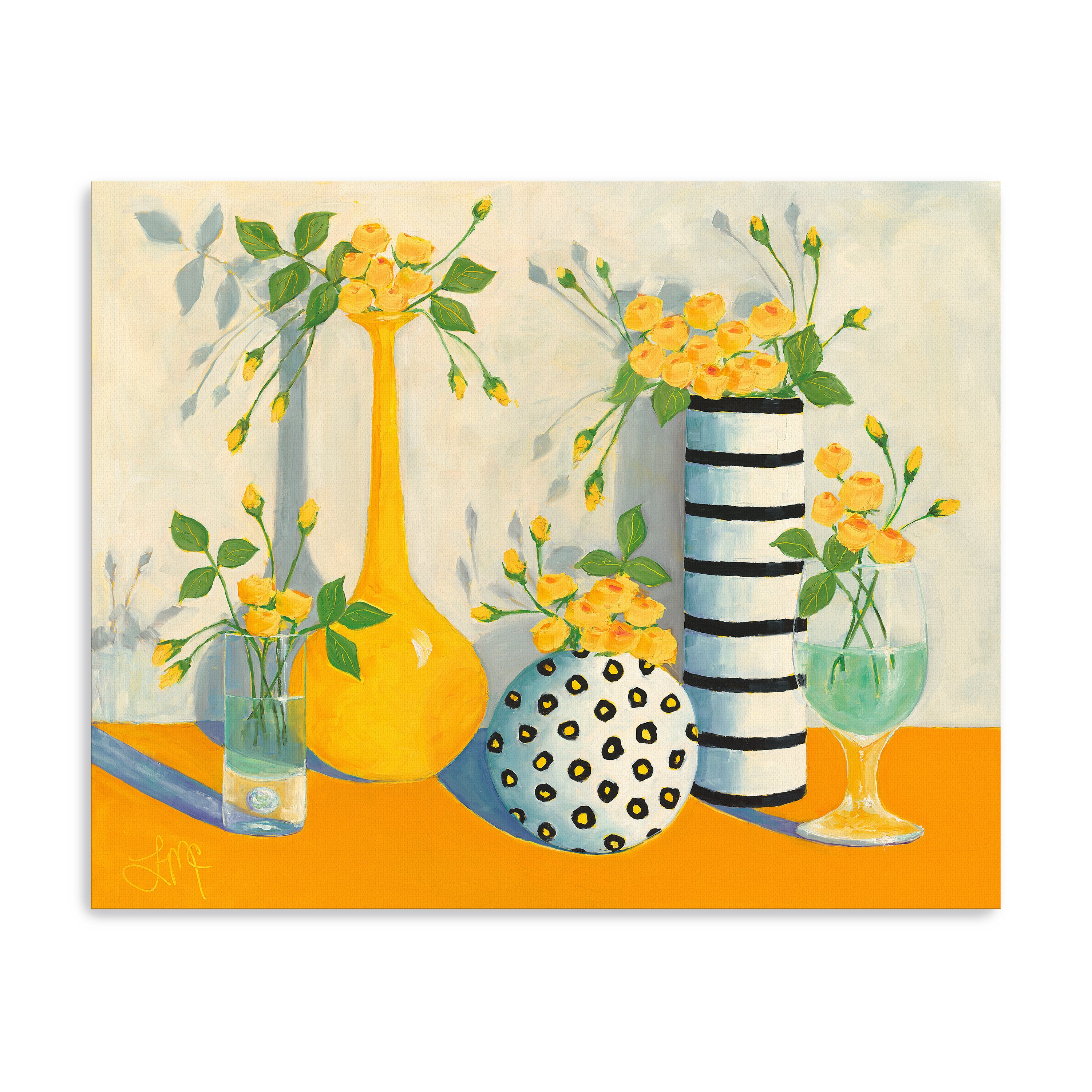 It's All About Yellow Canvas Giclee