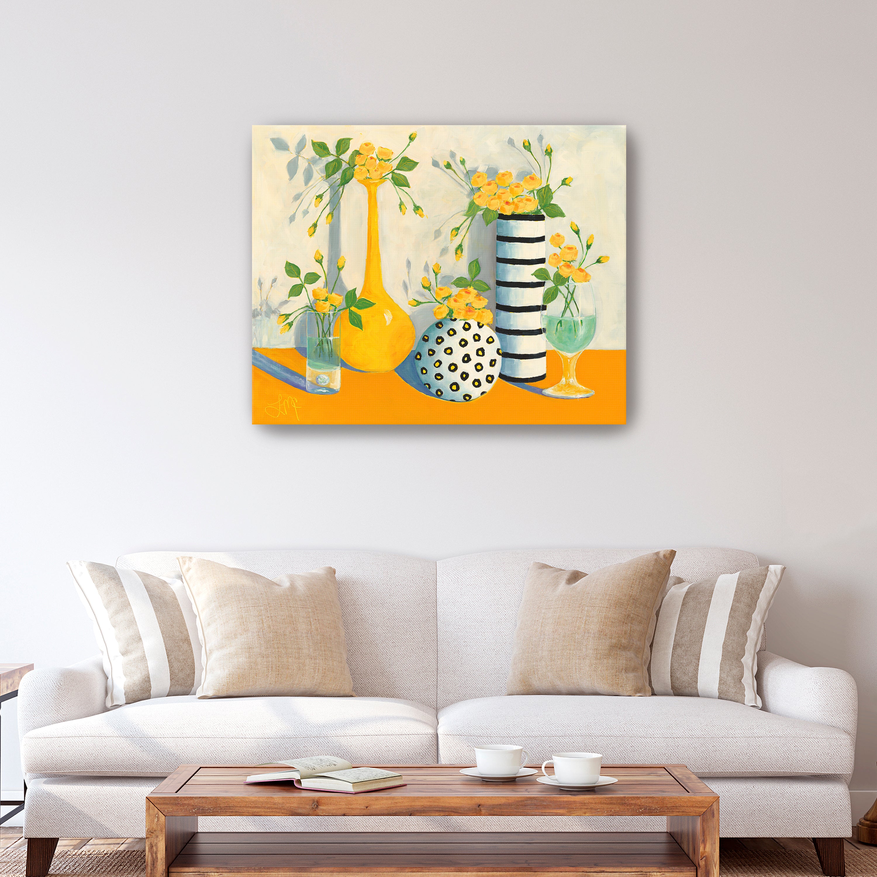 It's All About Yellow Canvas Giclee