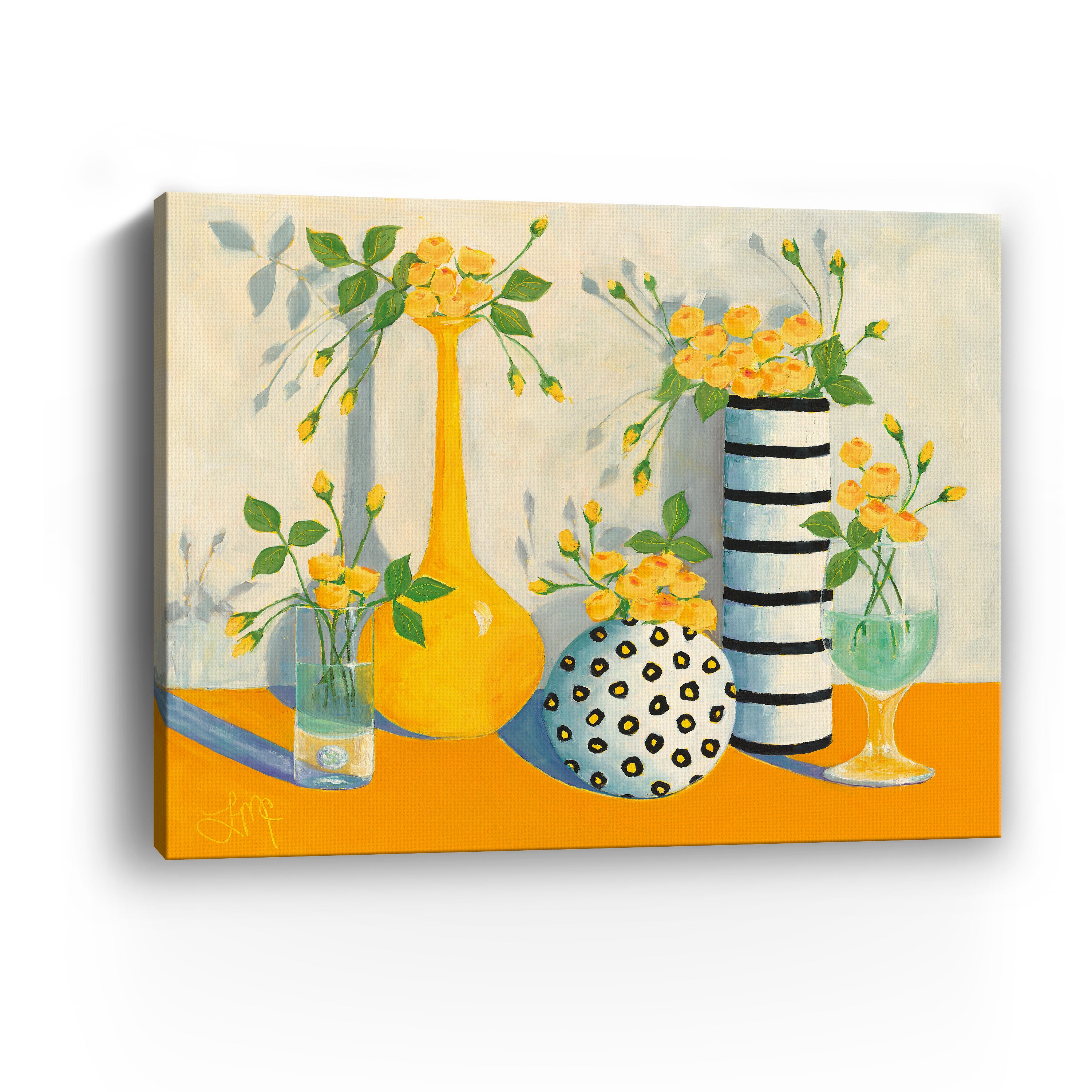 It's All About Yellow Canvas Giclee