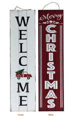 Merry Christmas Reversible Porch Sign