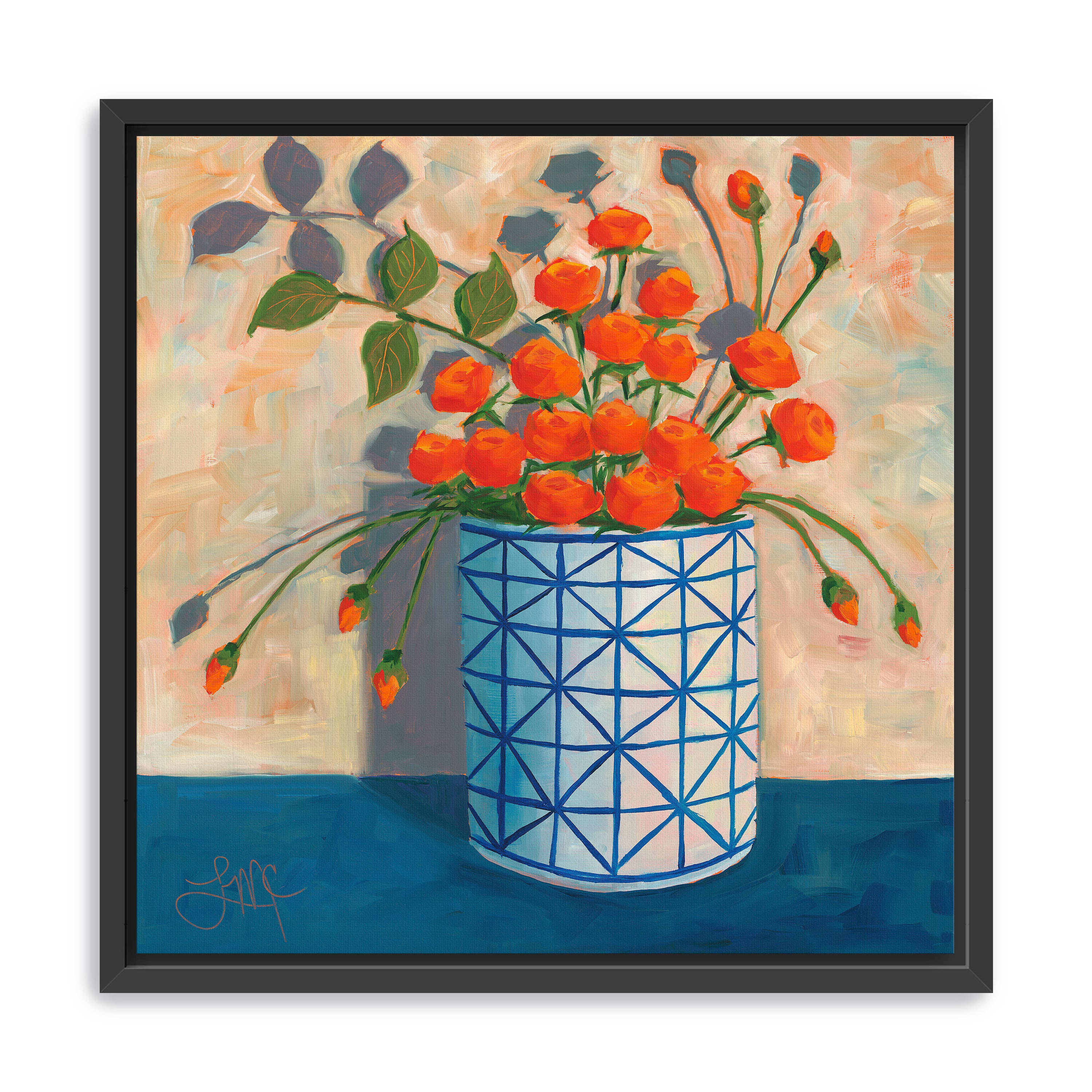 Bouquet of Orange Canvas Giclee