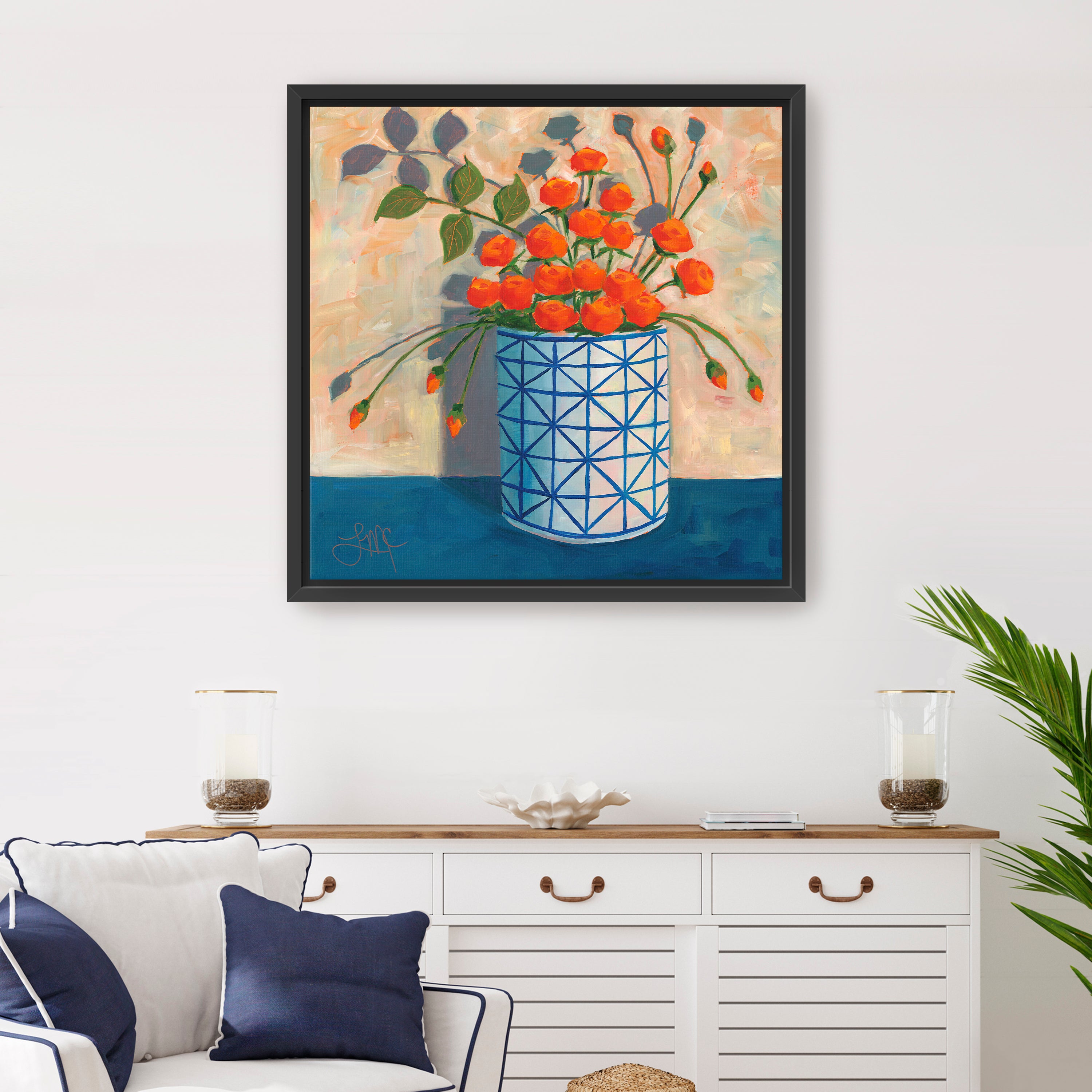 Bouquet of Orange Canvas Giclee