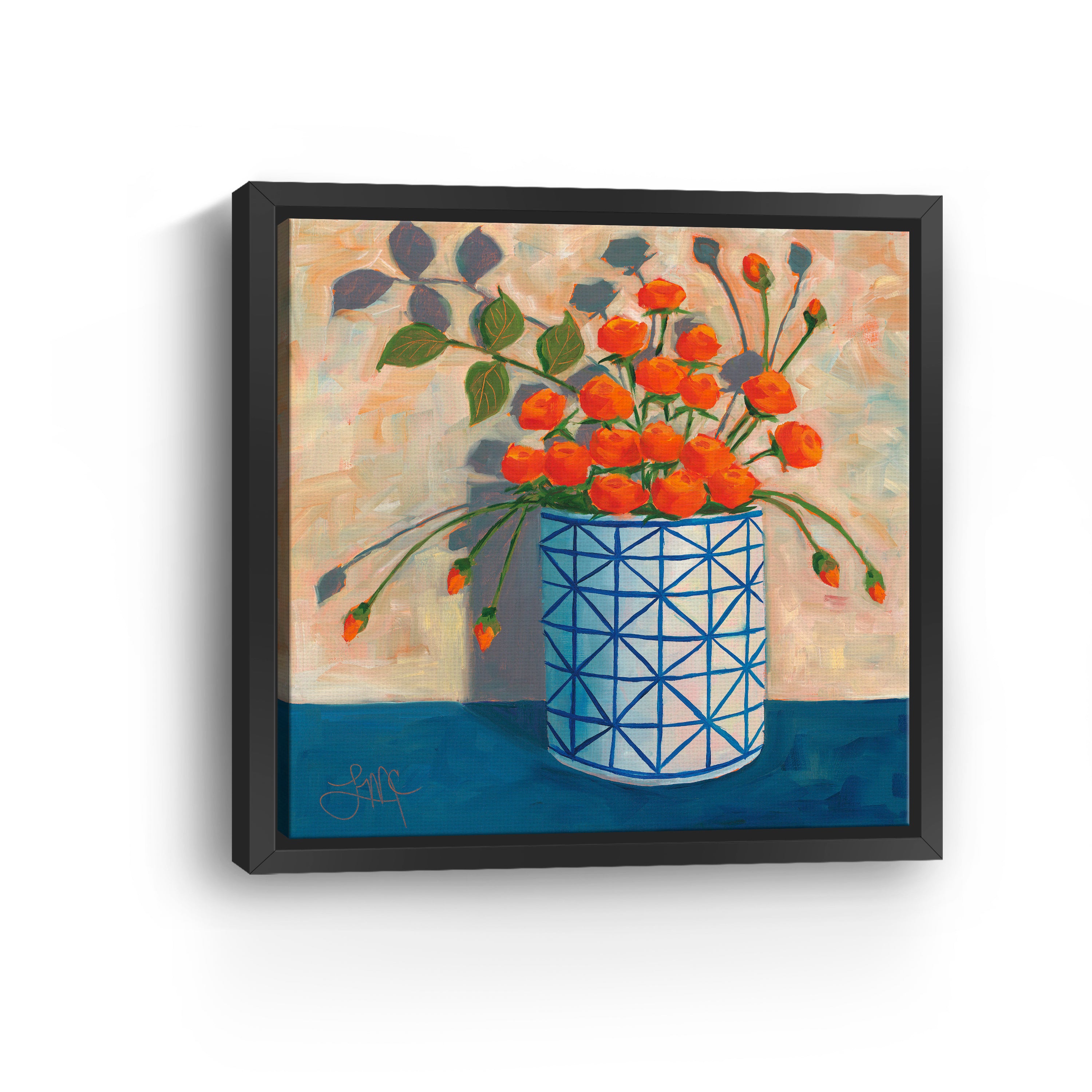 Bouquet of Orange Canvas Giclee