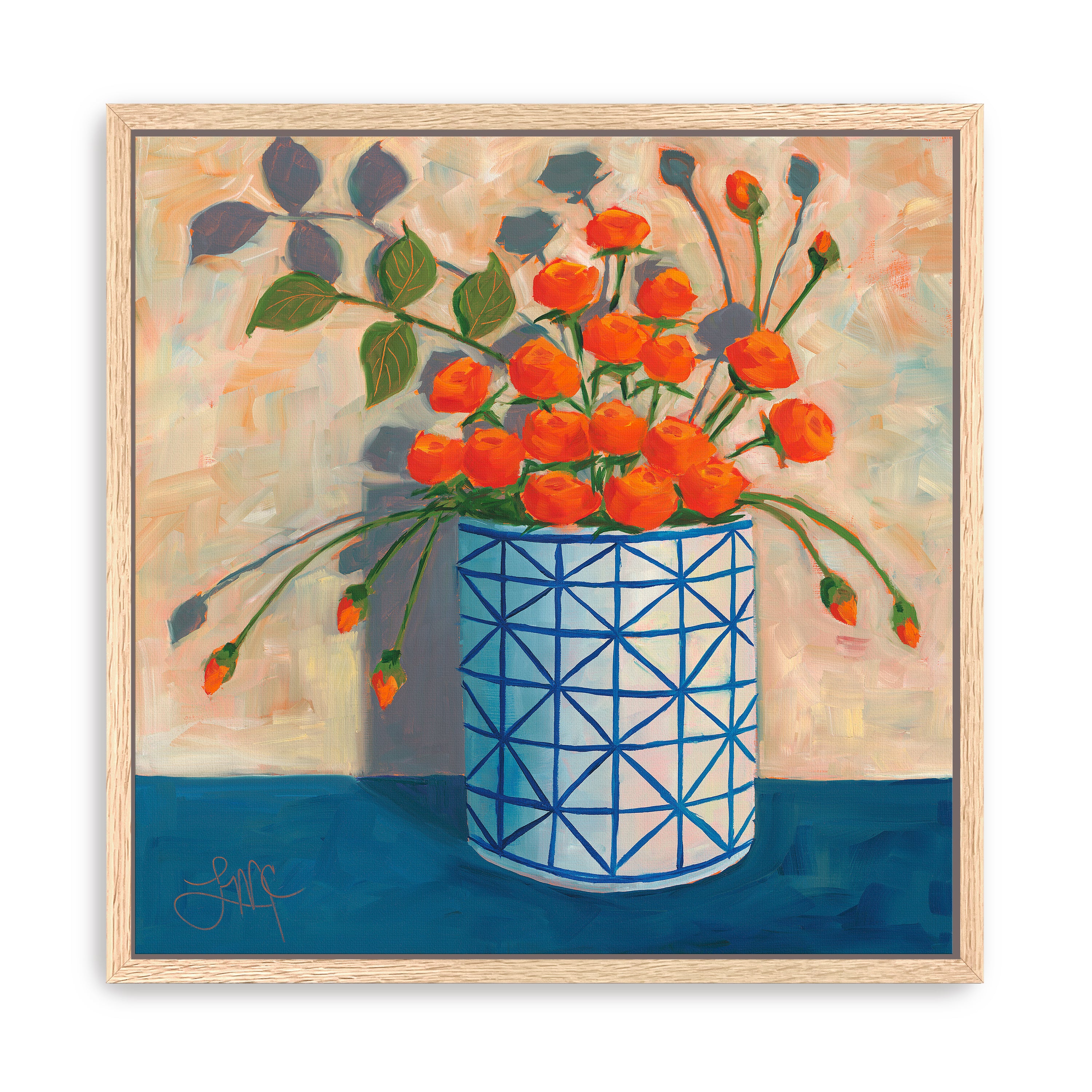 Bouquet of Orange Canvas Giclee