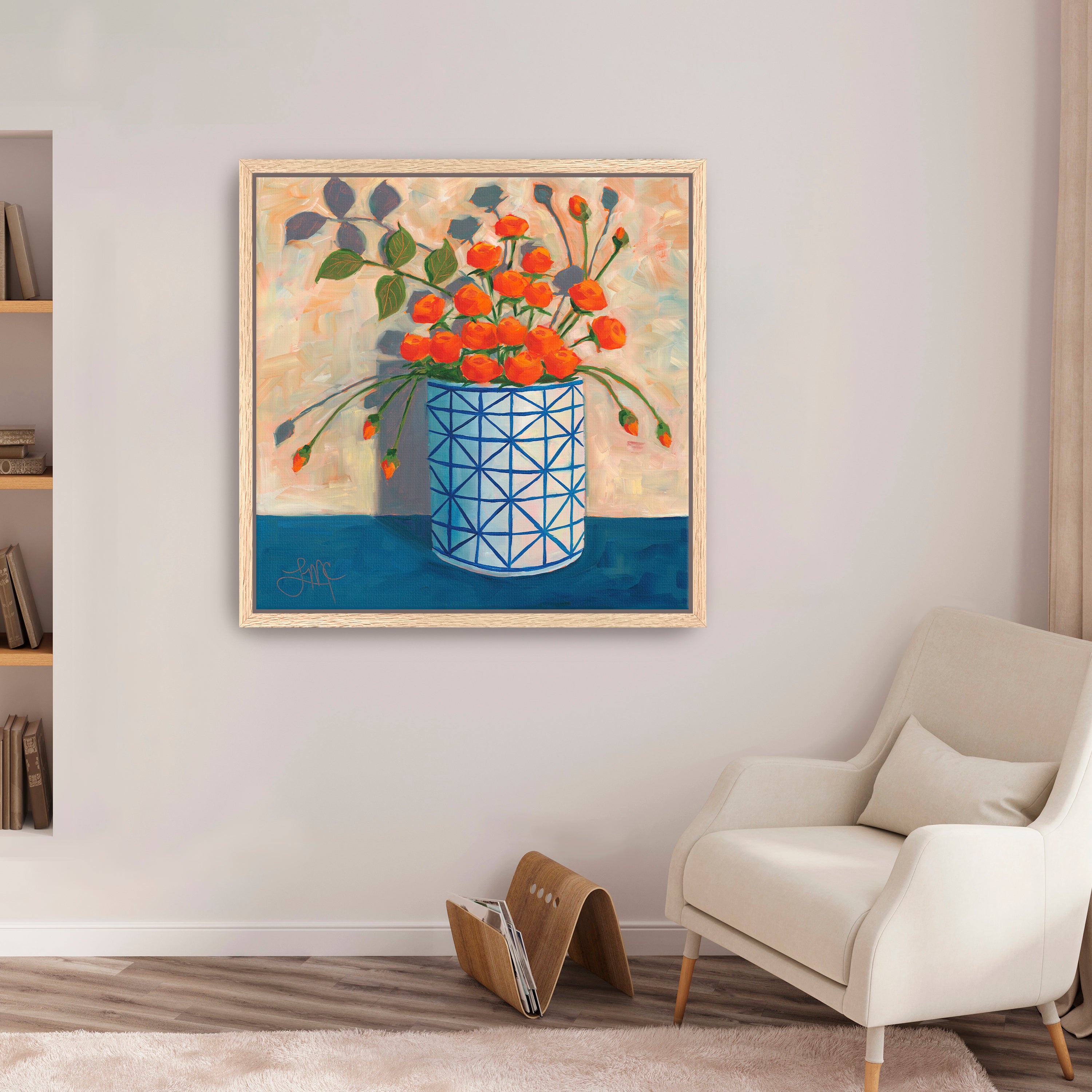 Bouquet of Orange Canvas Giclee