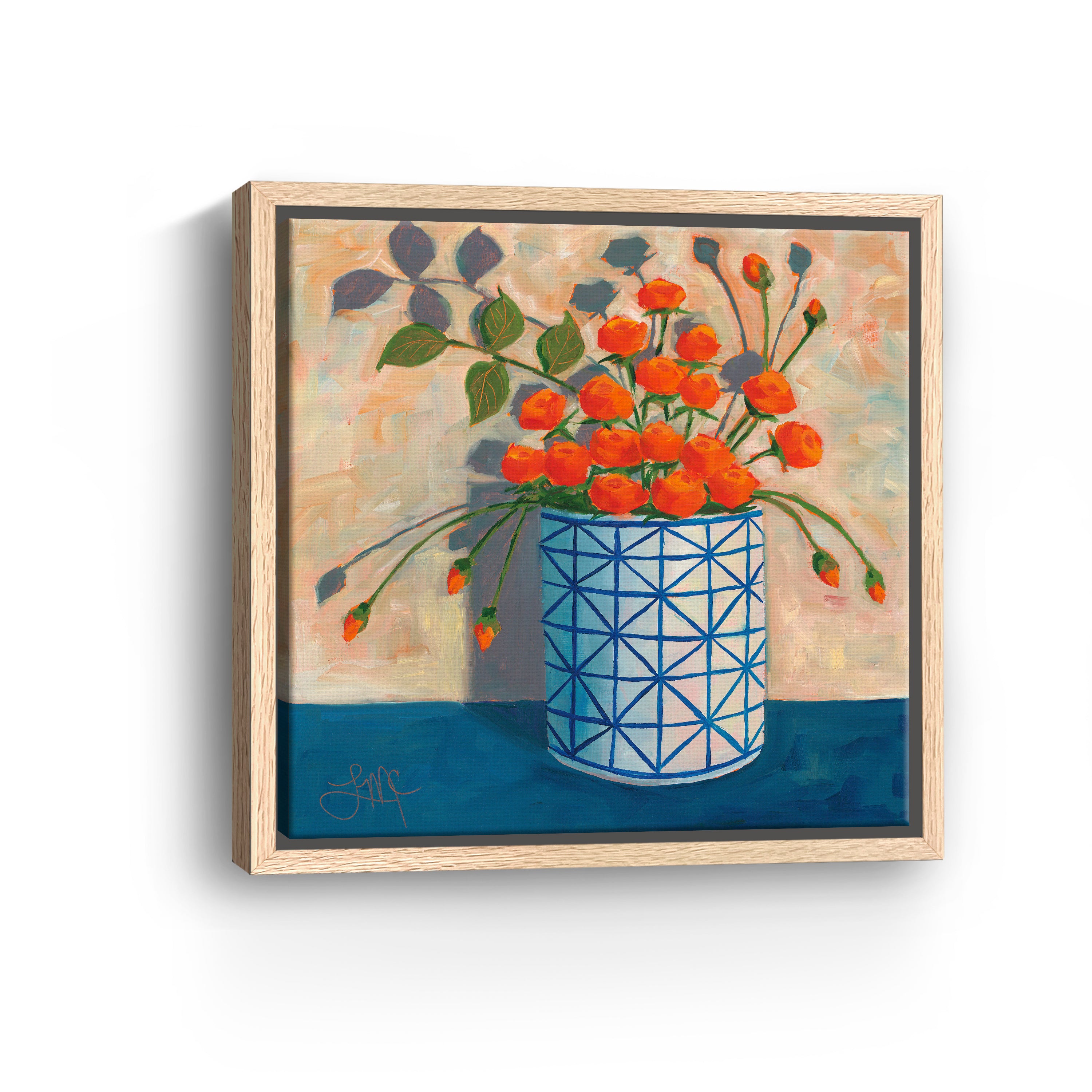 Bouquet of Orange Canvas Giclee