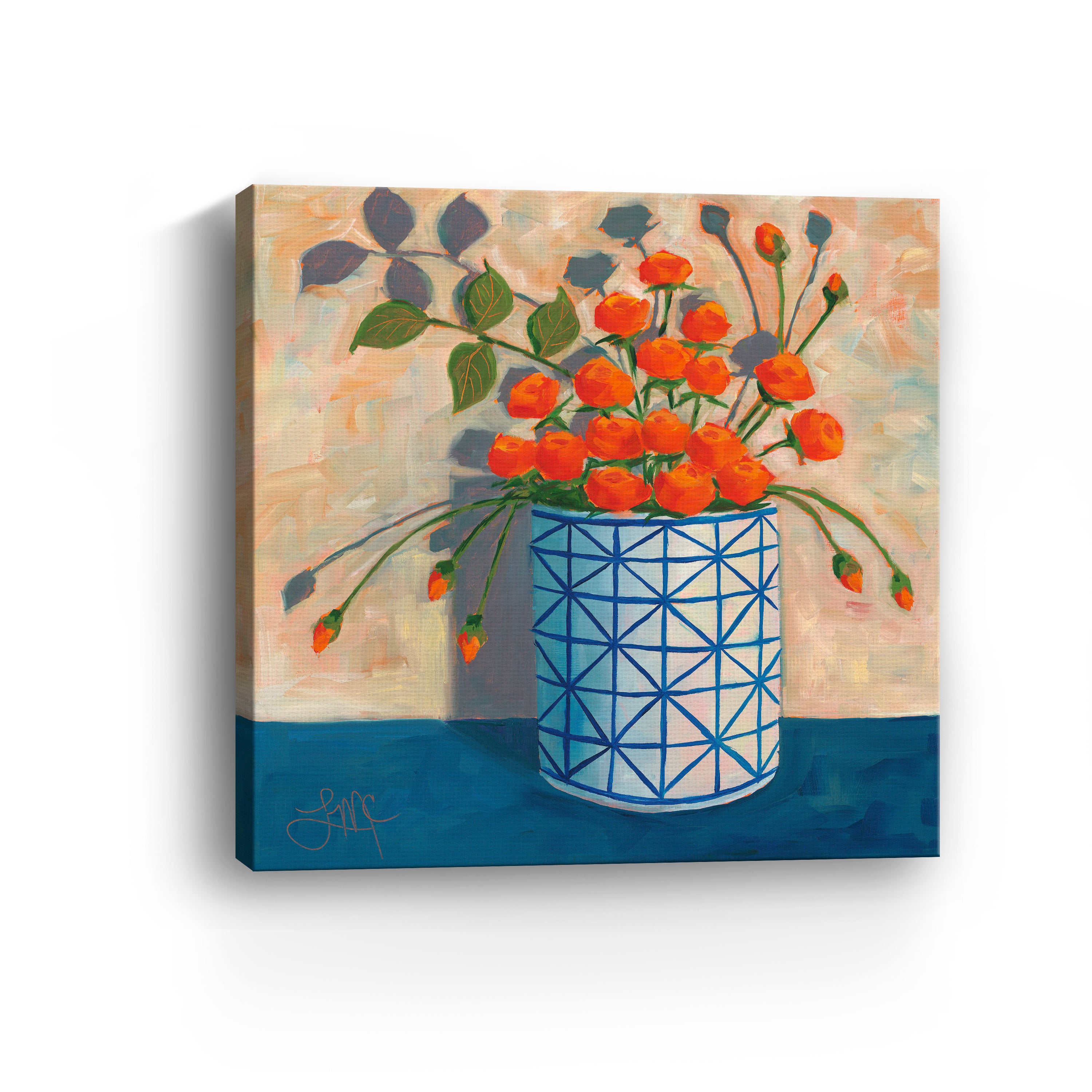 Bouquet of Orange Canvas Giclee