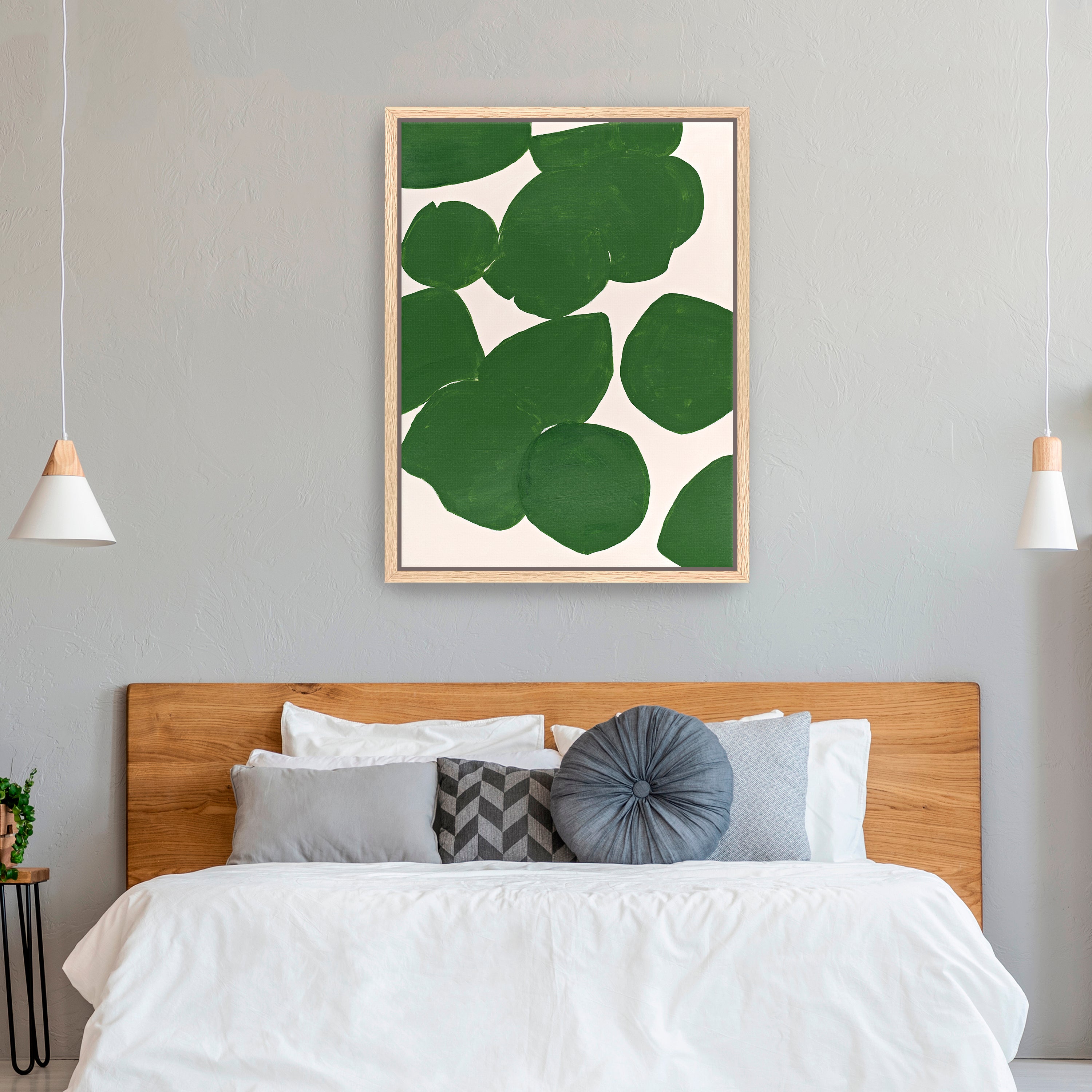 Green Canvas Giclee