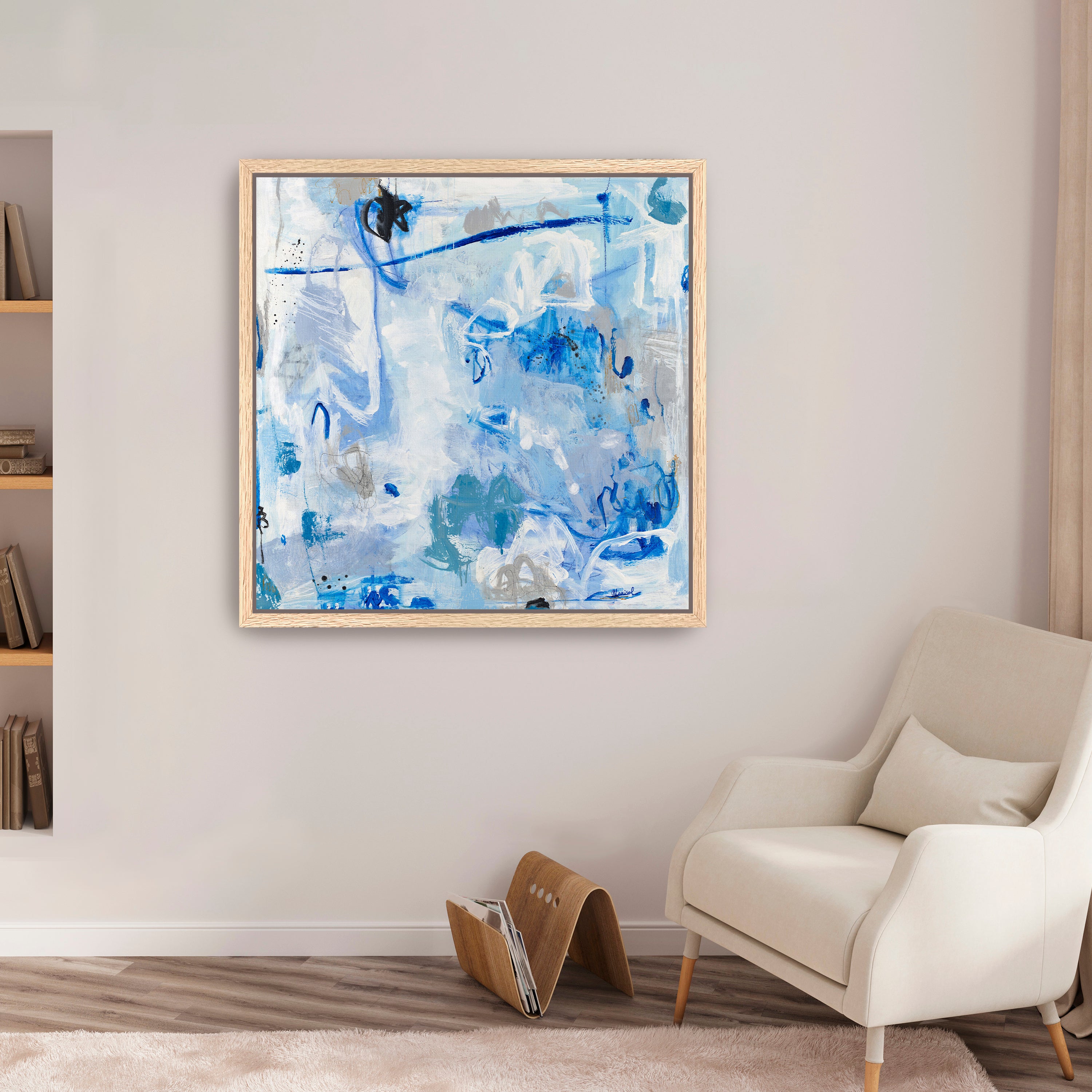 Blue Seduction Canvas Giclee