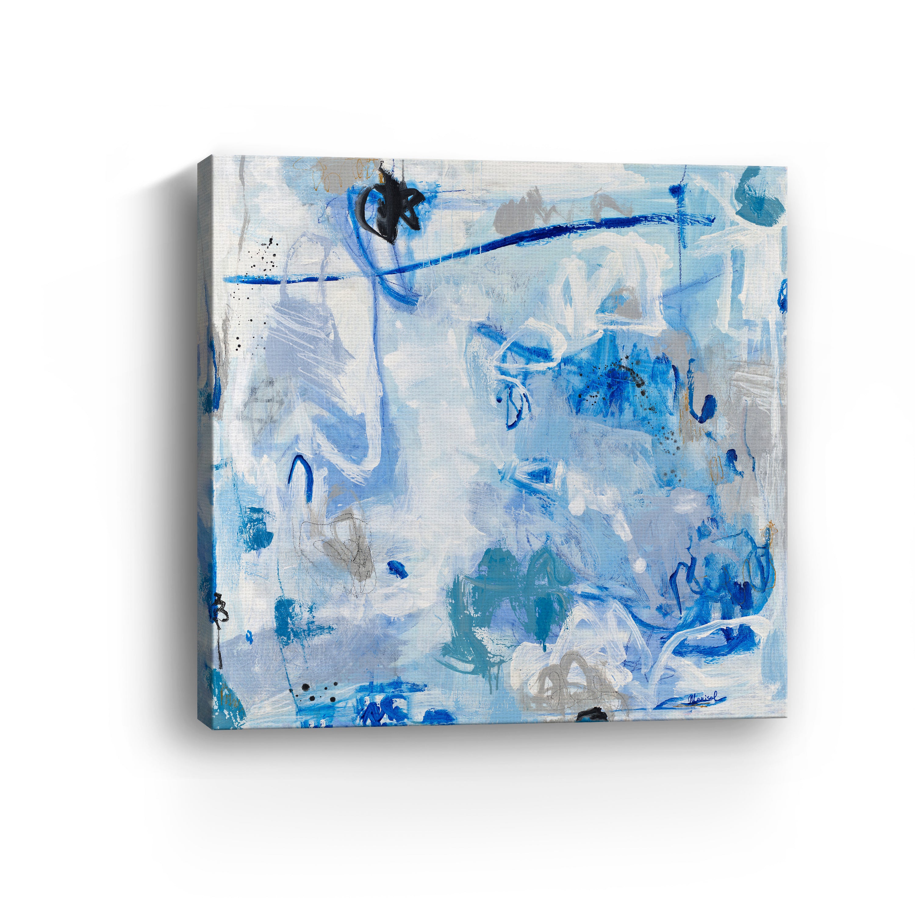 Blue Seduction Canvas Giclee