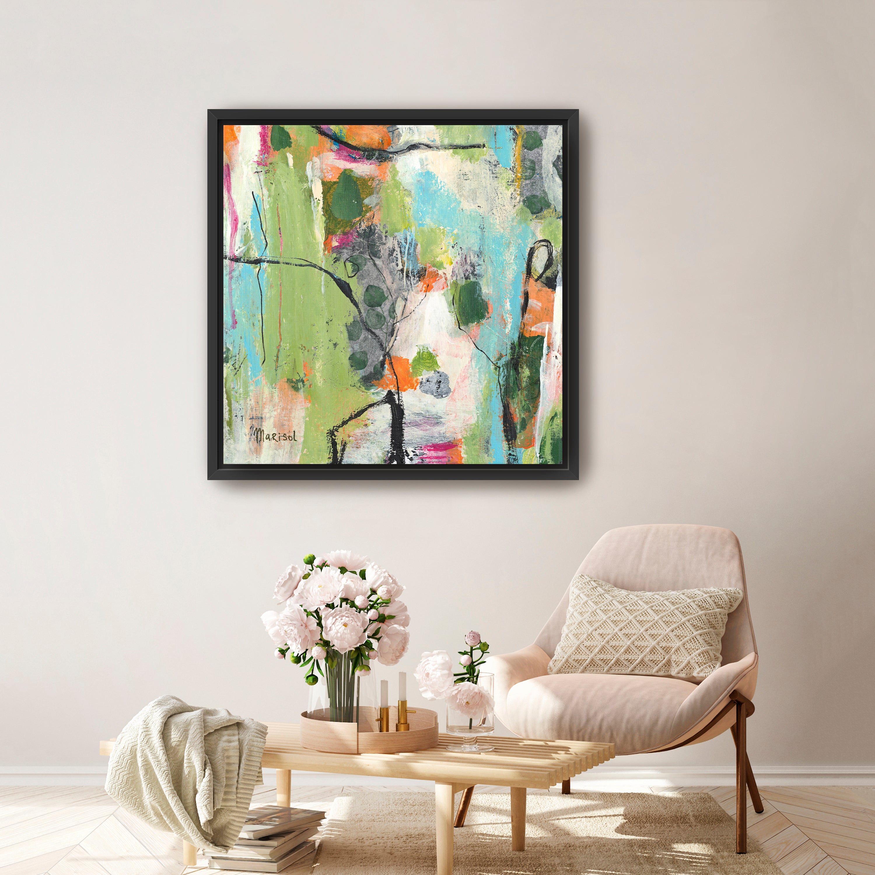 June Canvas Giclee