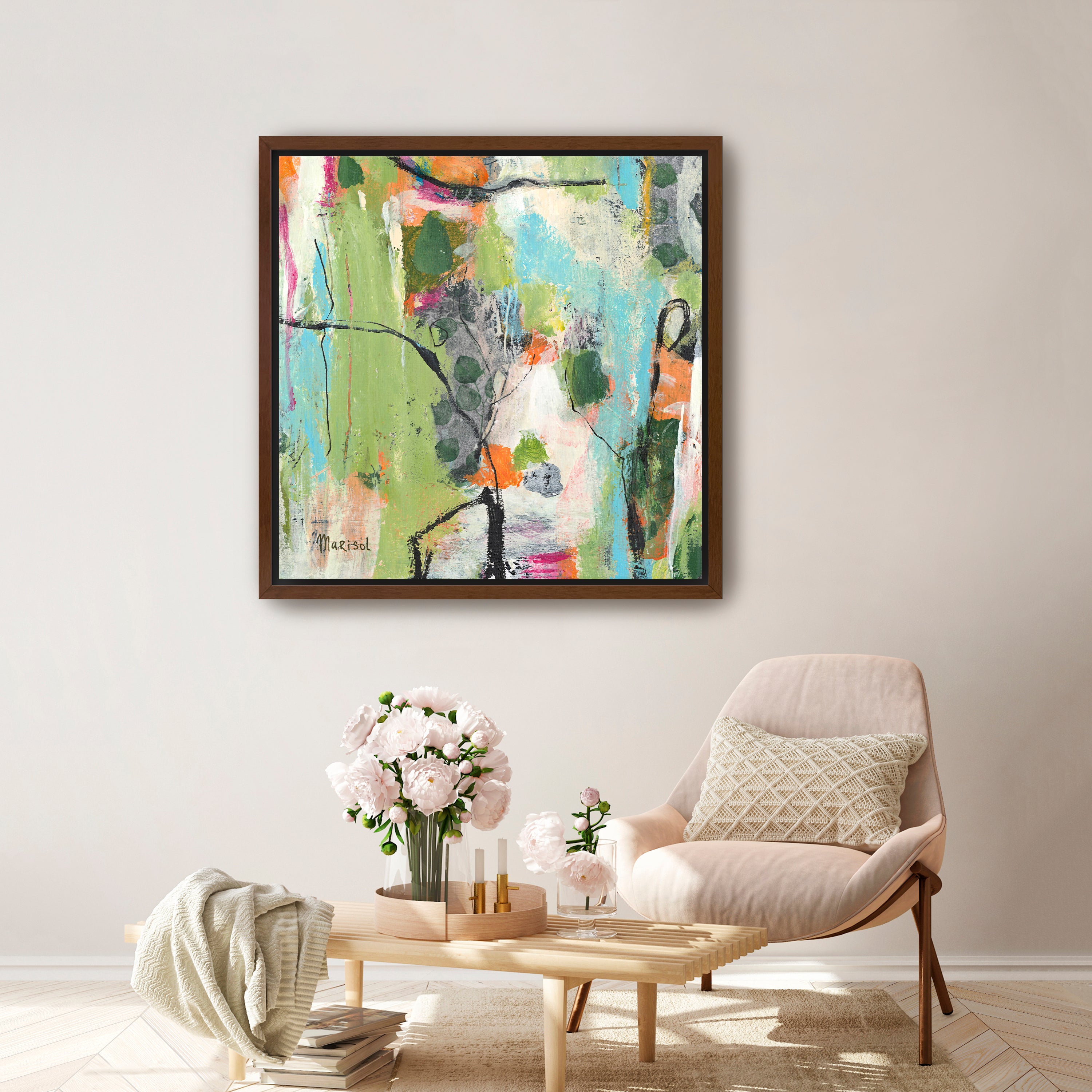 June Canvas Giclee