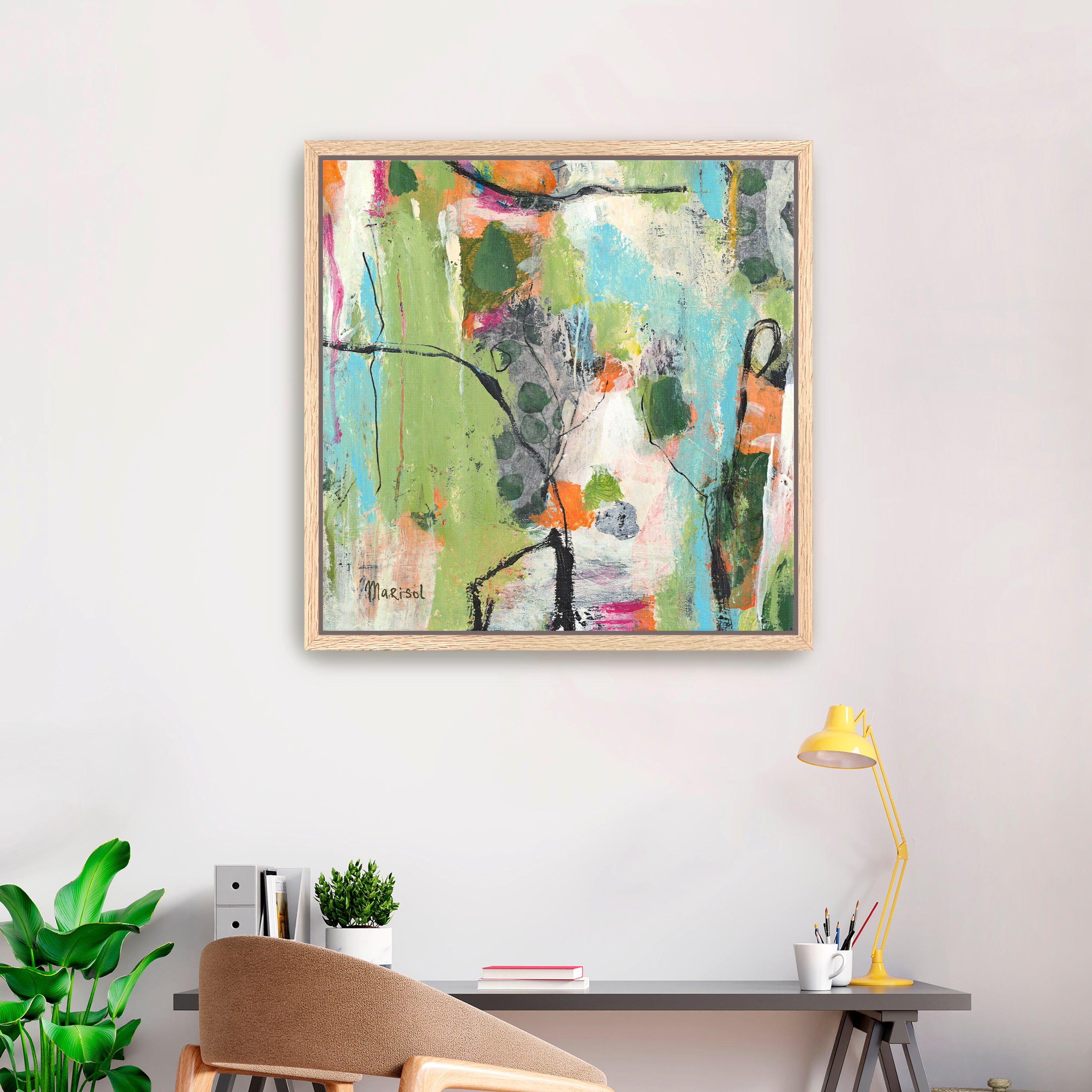June Canvas Giclee