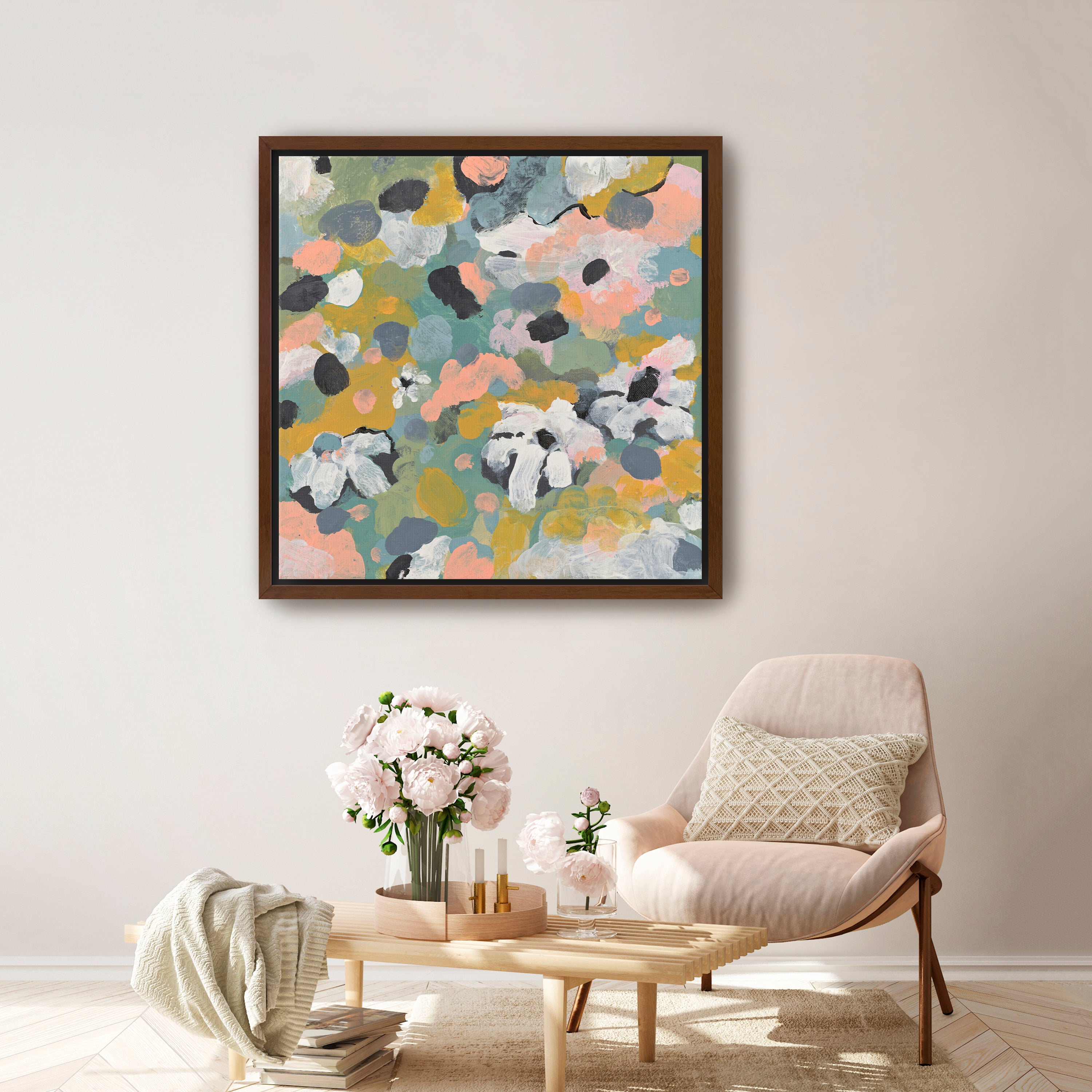 Le Jardin I Canvas Giclee