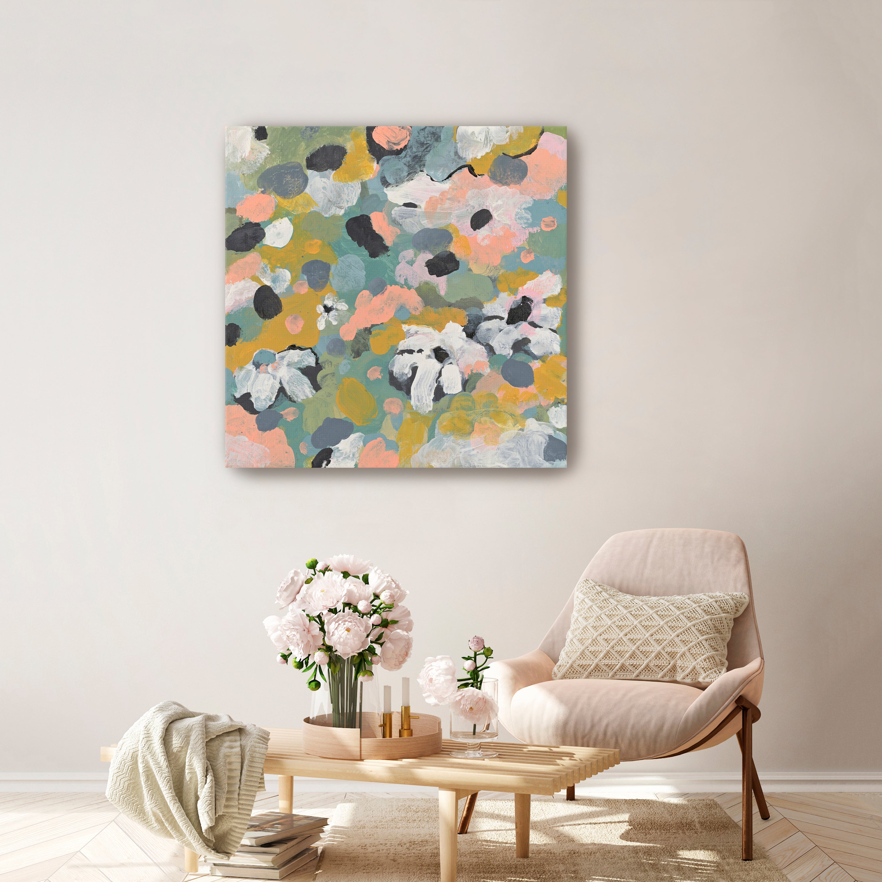 Le Jardin I Canvas Giclee