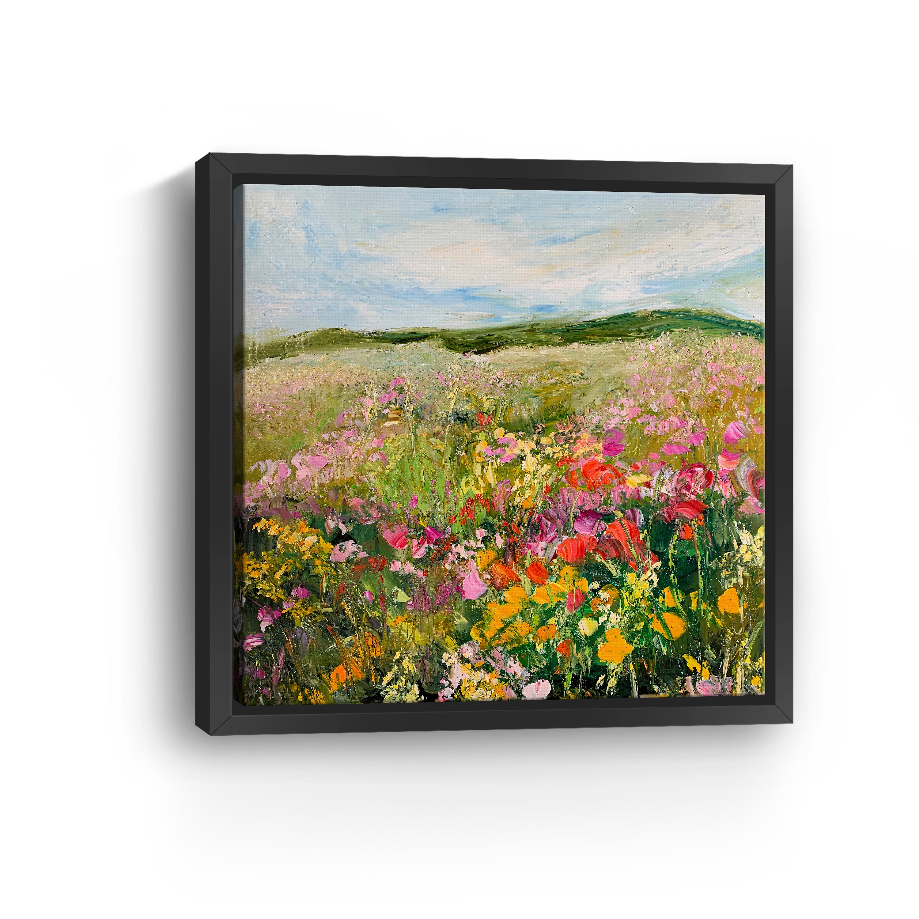 Wild Flowers Meadow Canvas Giclee