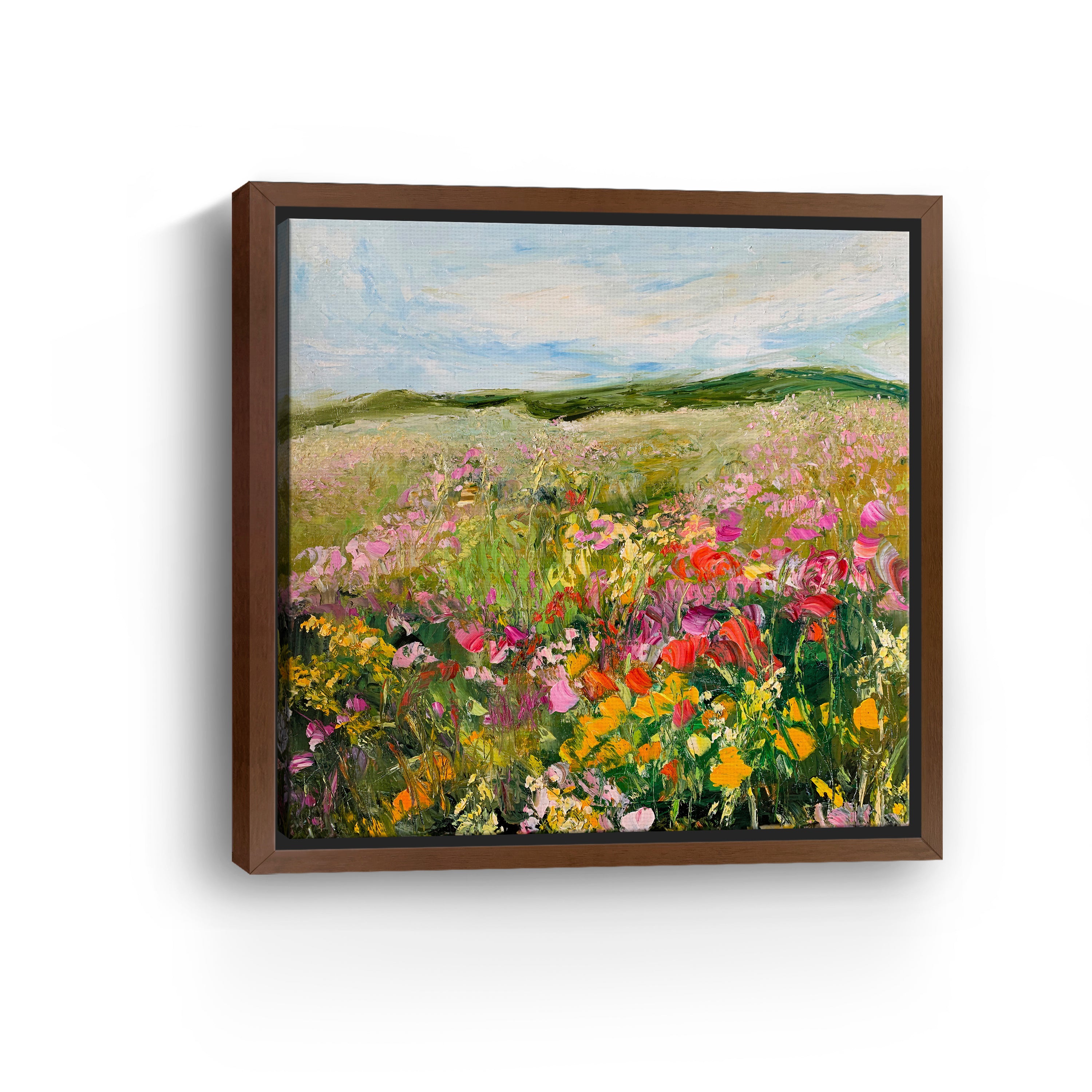 Wild Flowers Meadow Canvas Giclee