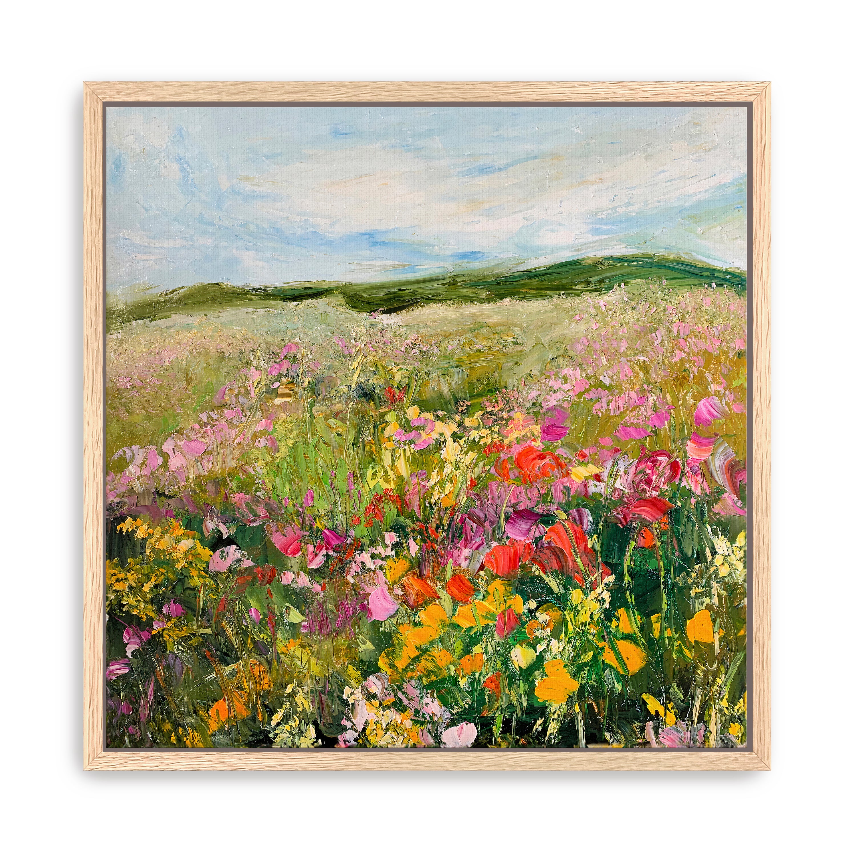 Wild Flowers Meadow Canvas Giclee