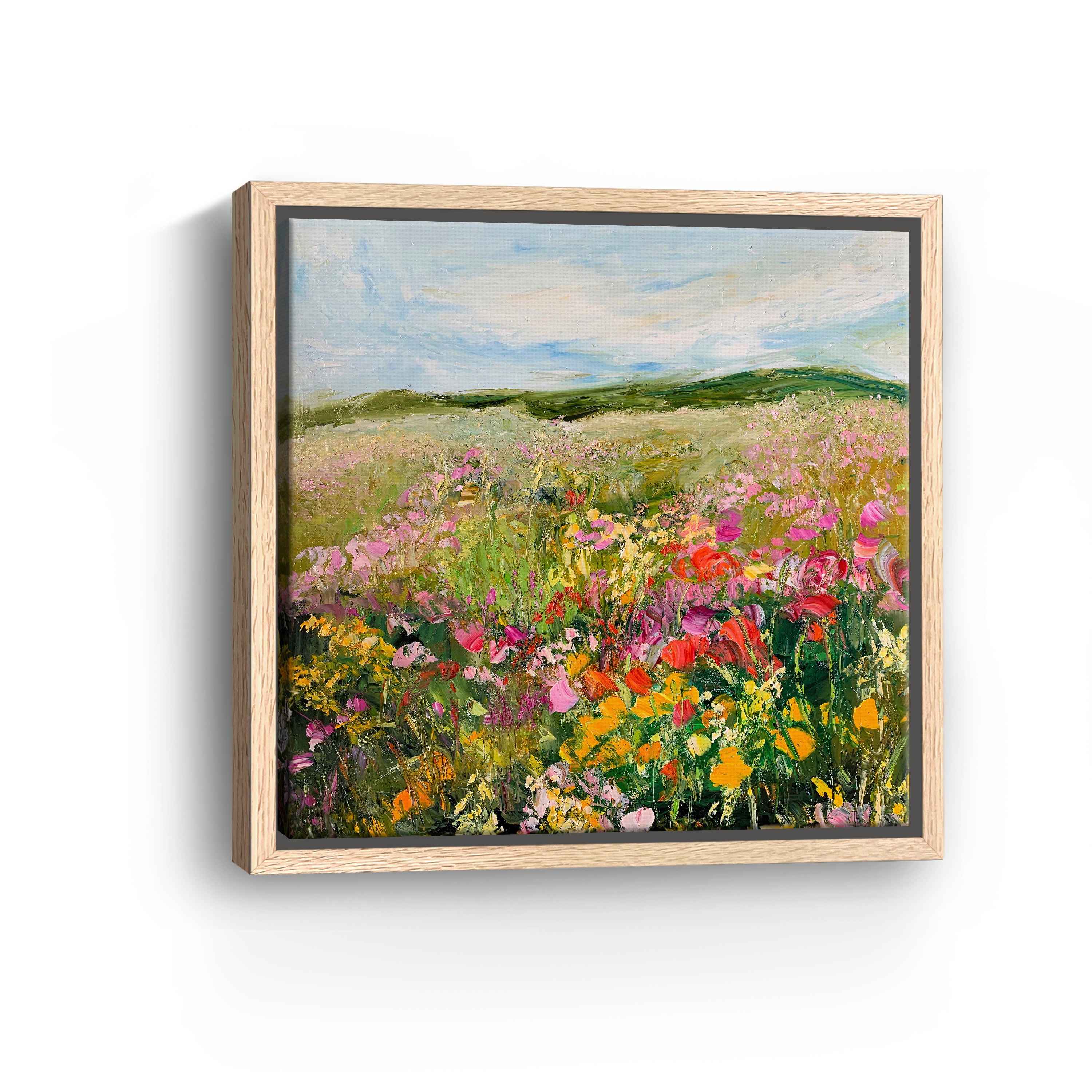 Wild Flowers Meadow Canvas Giclee