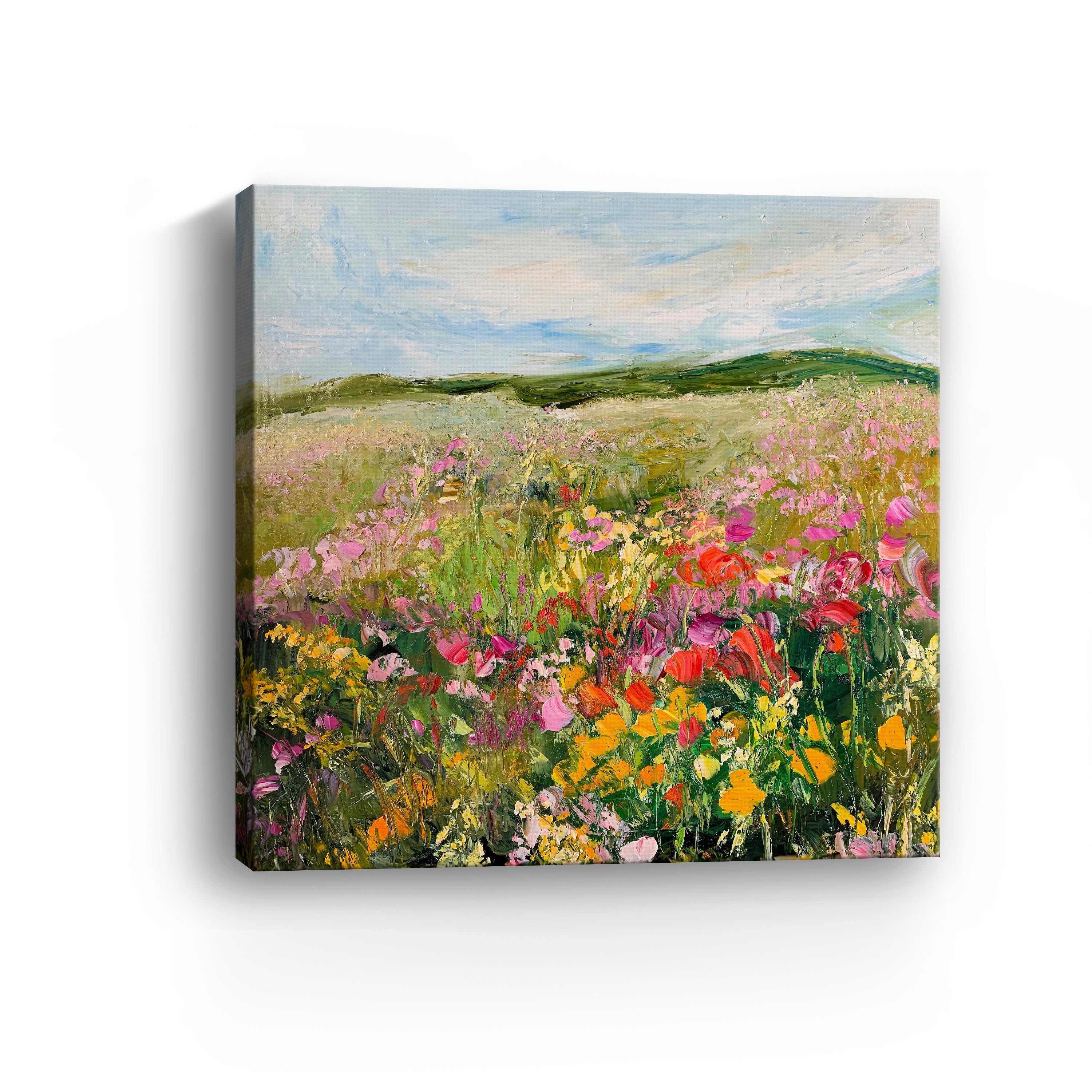 Wild Flowers Meadow Canvas Giclee