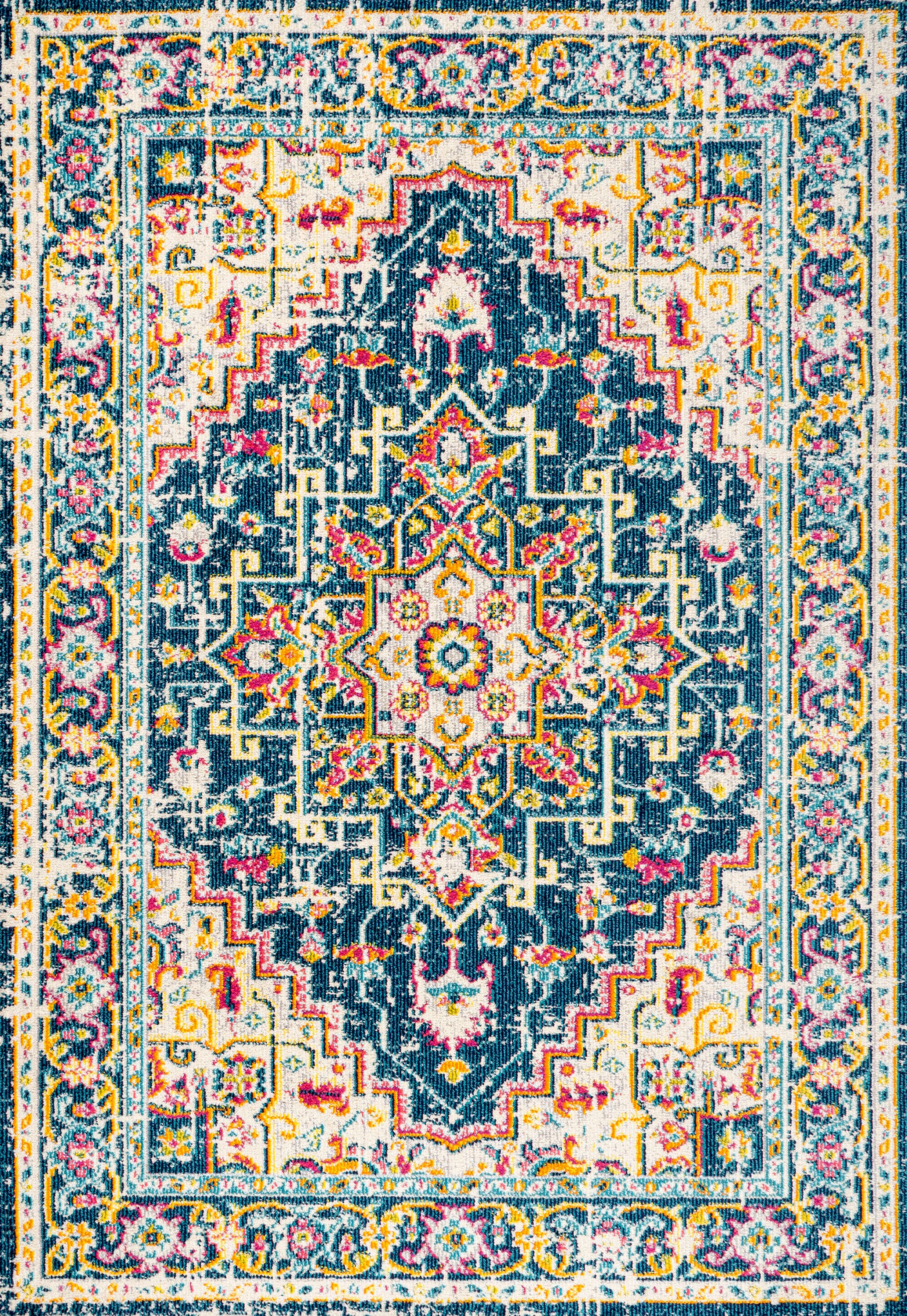 Brooklyn Geometric Medallion Area Rug