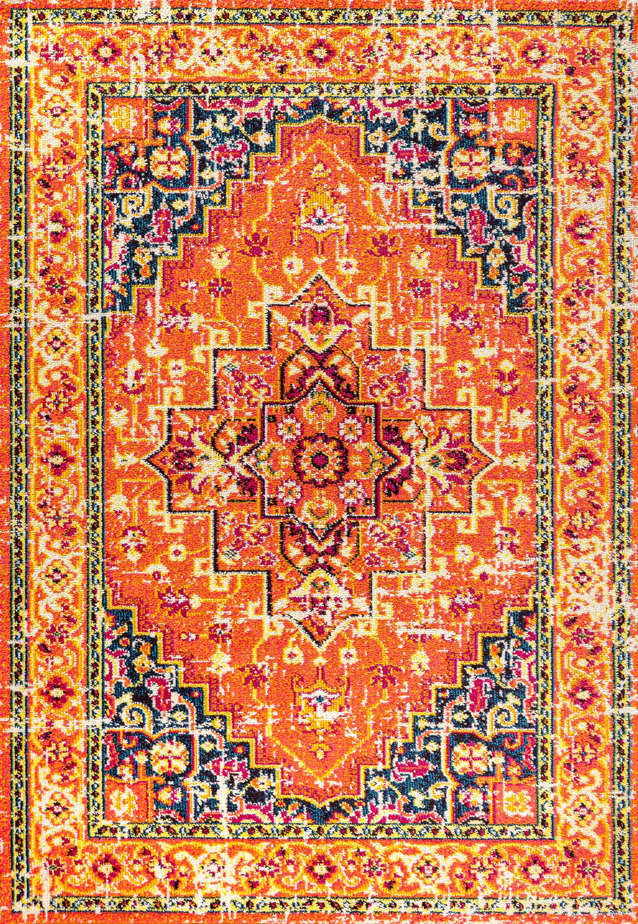 Brooklyn Geometric Medallion Area Rug