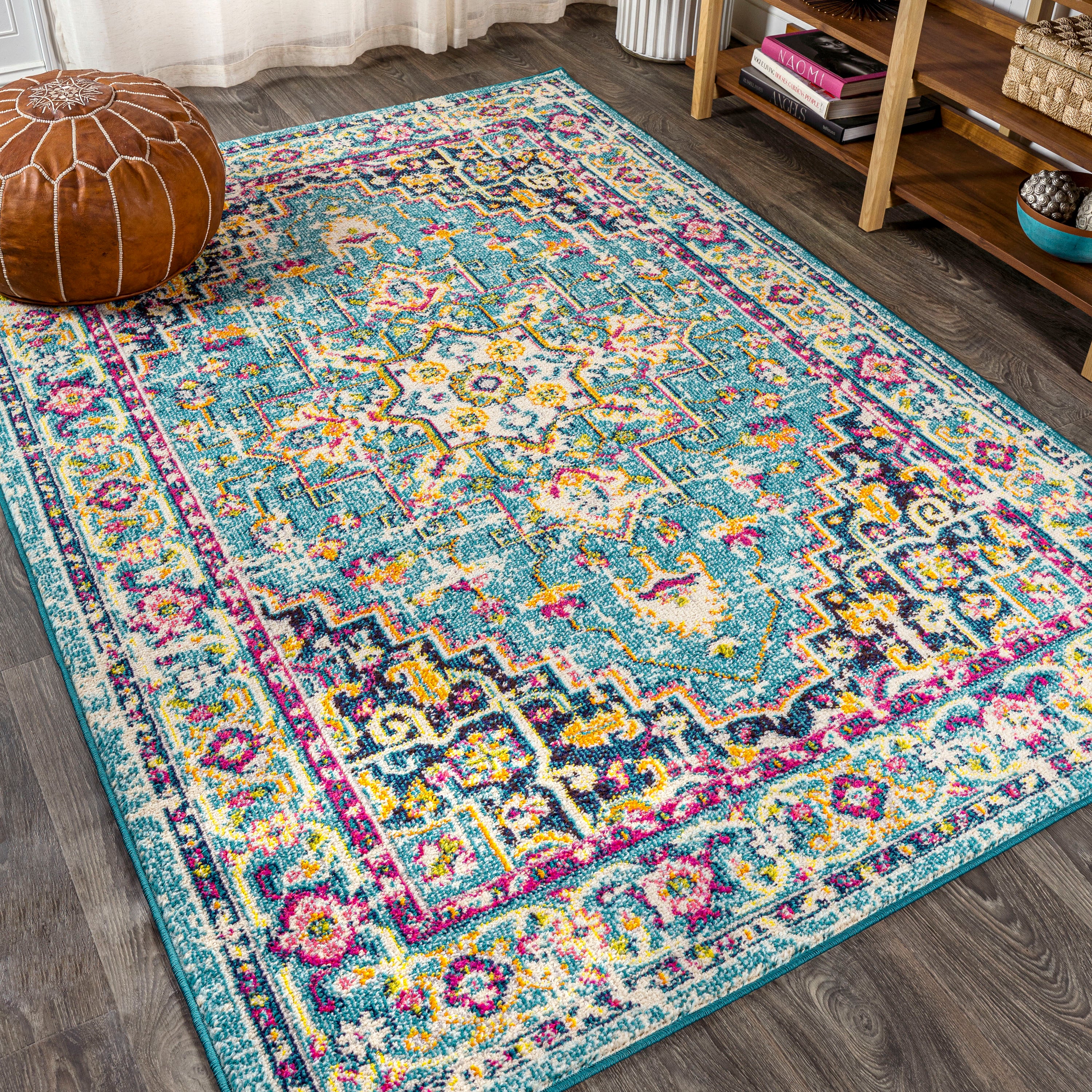 Brooklyn Geometric Medallion Area Rug