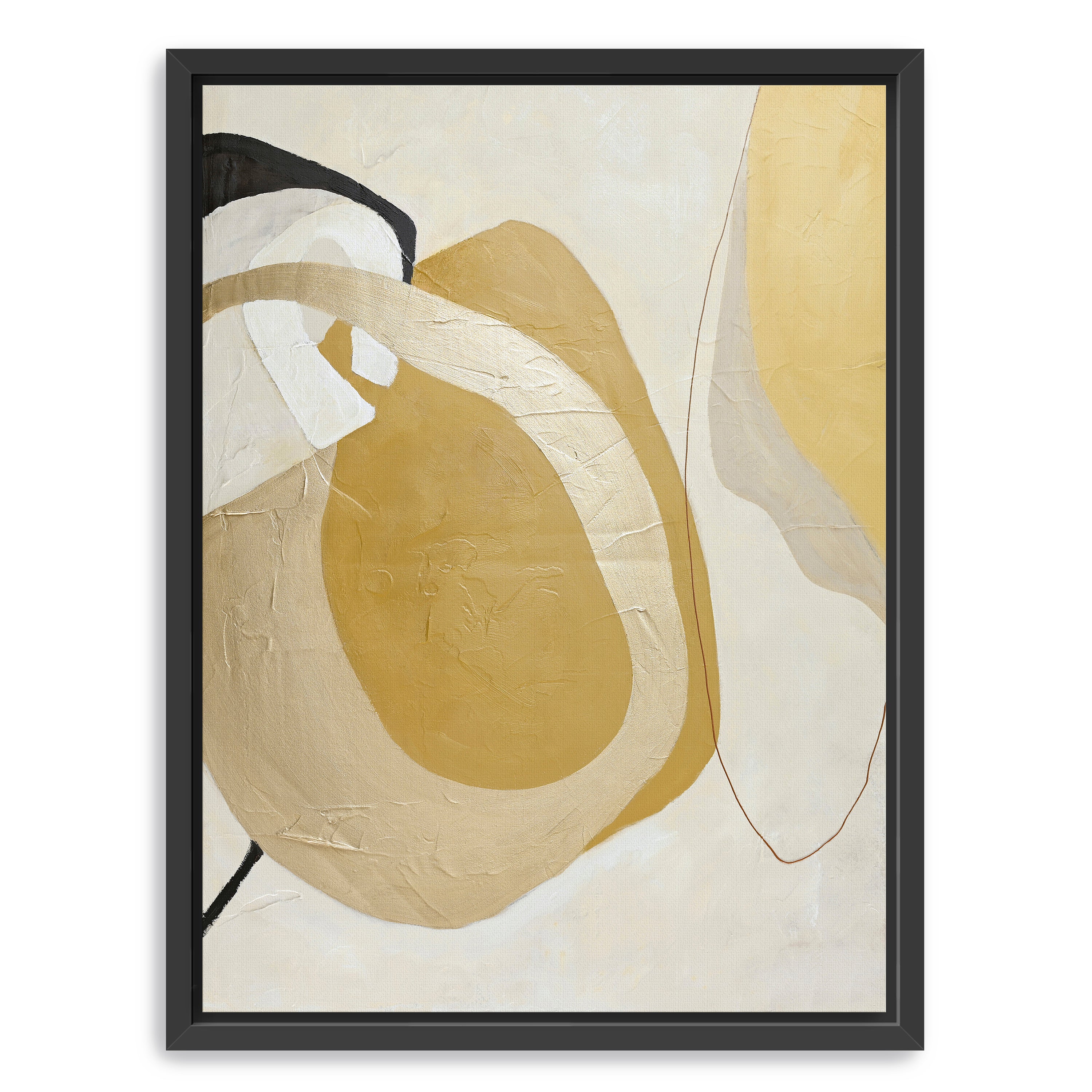 Stardust Canvas Giclee with Dark Walnut Frame
