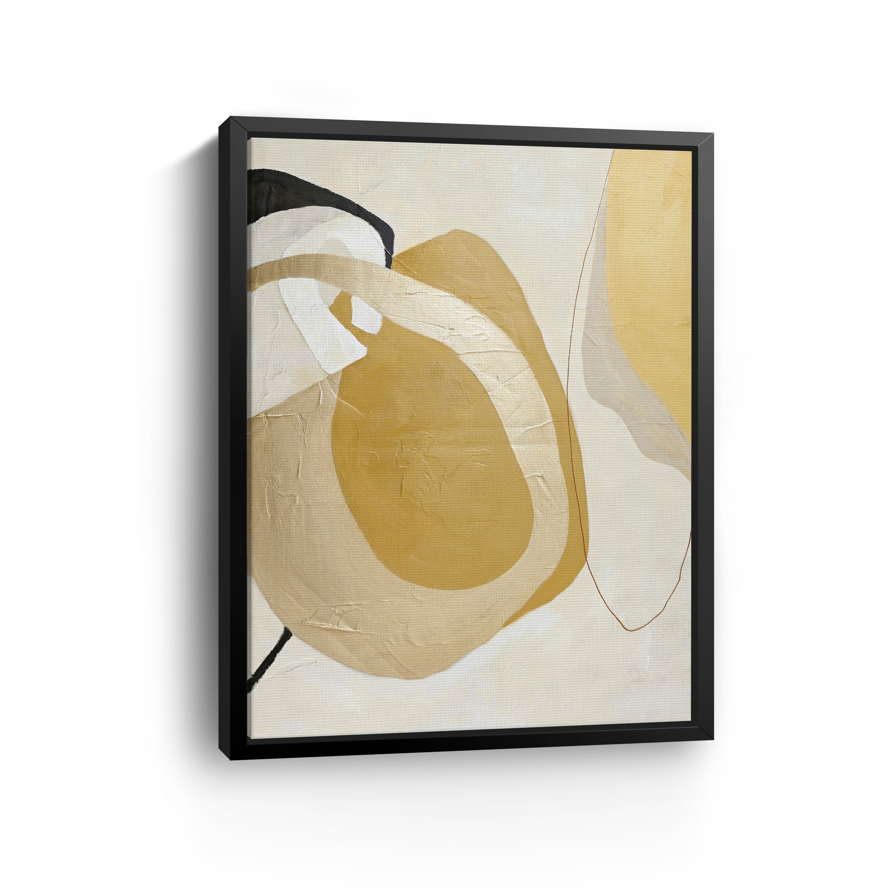 Stardust Canvas Giclee with Dark Walnut Frame