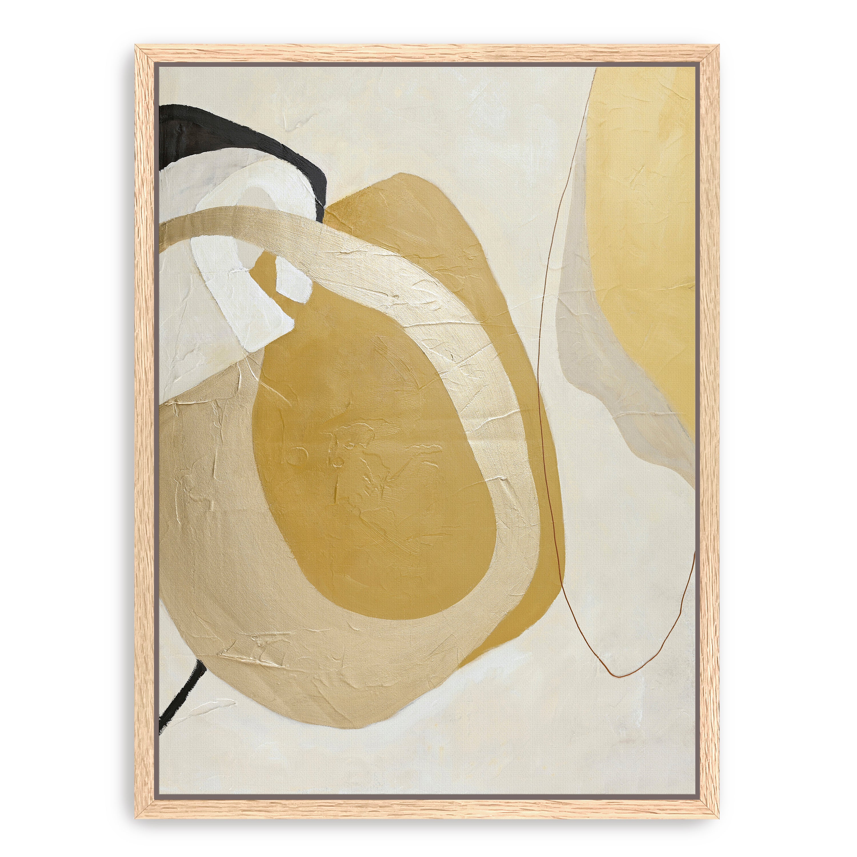 Stardust Canvas Giclee with Dark Walnut Frame