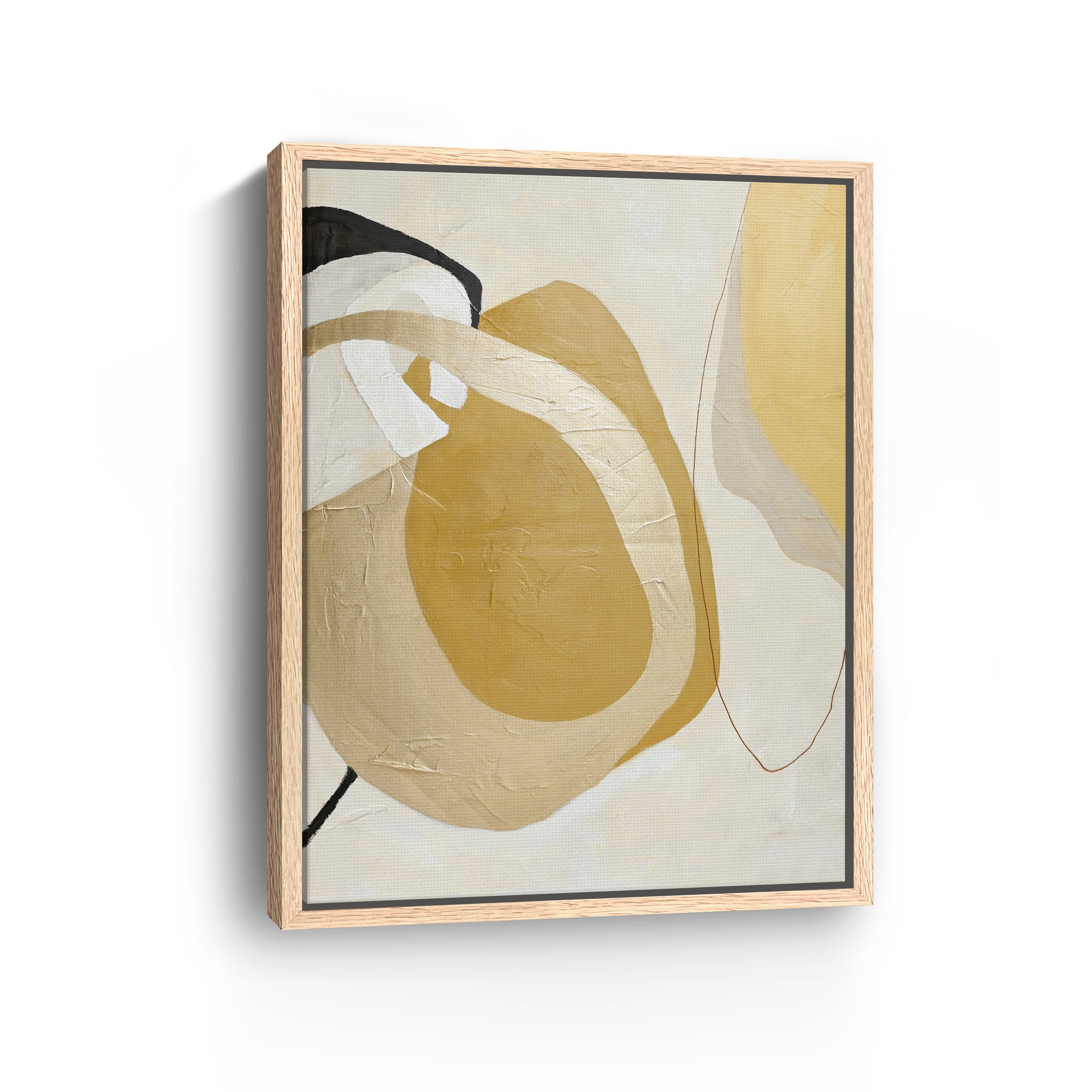 Stardust Canvas Giclee with Dark Walnut Frame