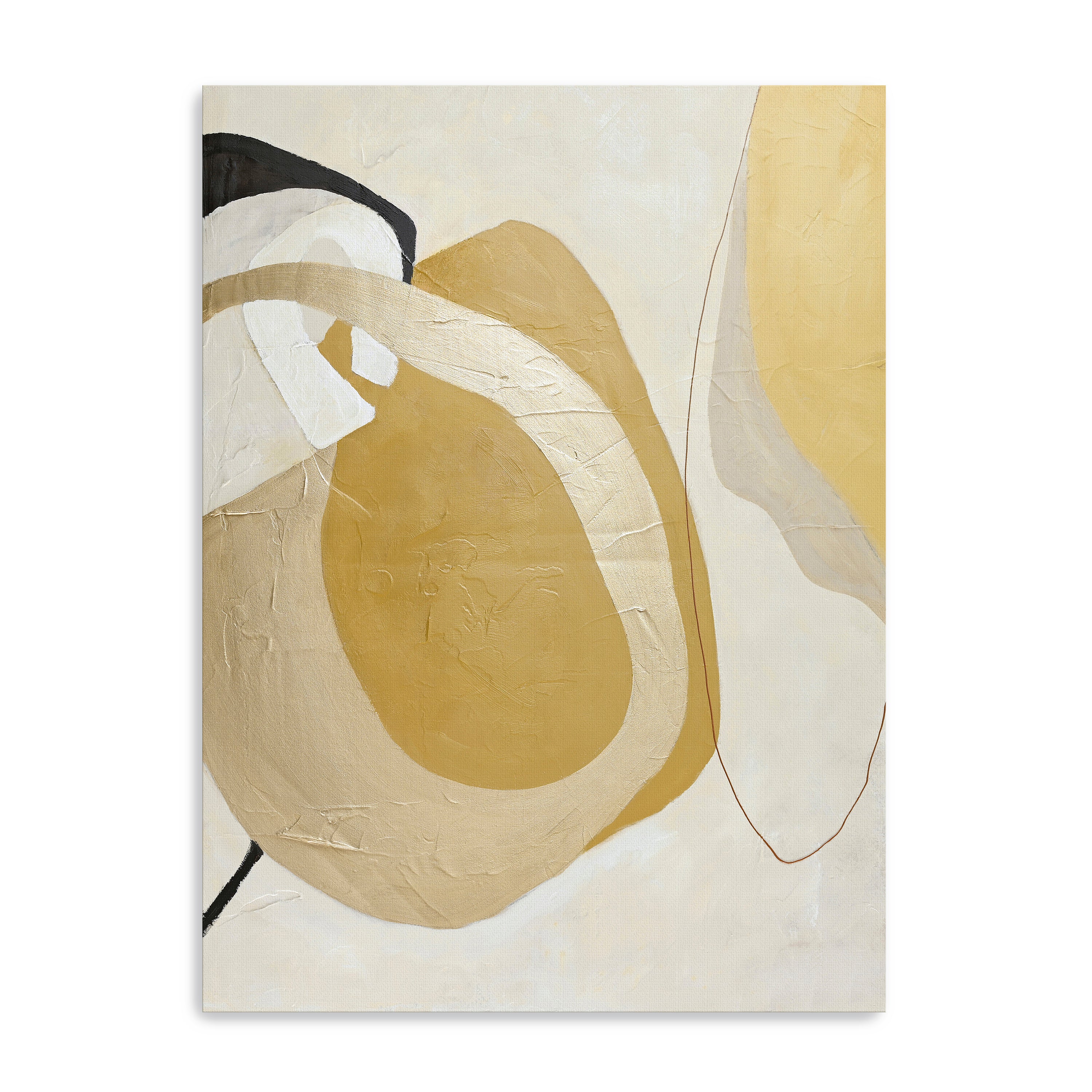 Stardust Canvas Giclee with Dark Walnut Frame