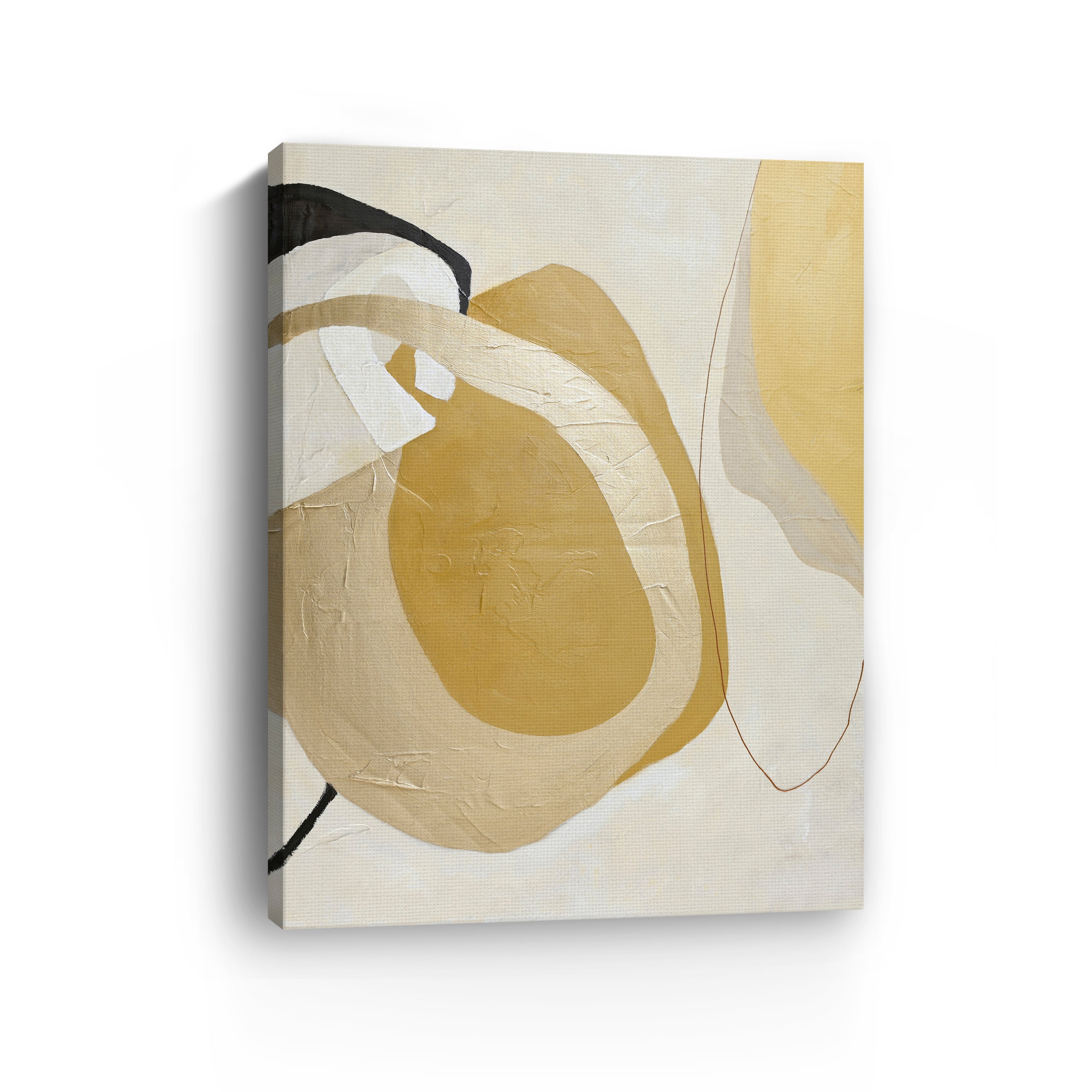 Stardust Canvas Giclee with Dark Walnut Frame