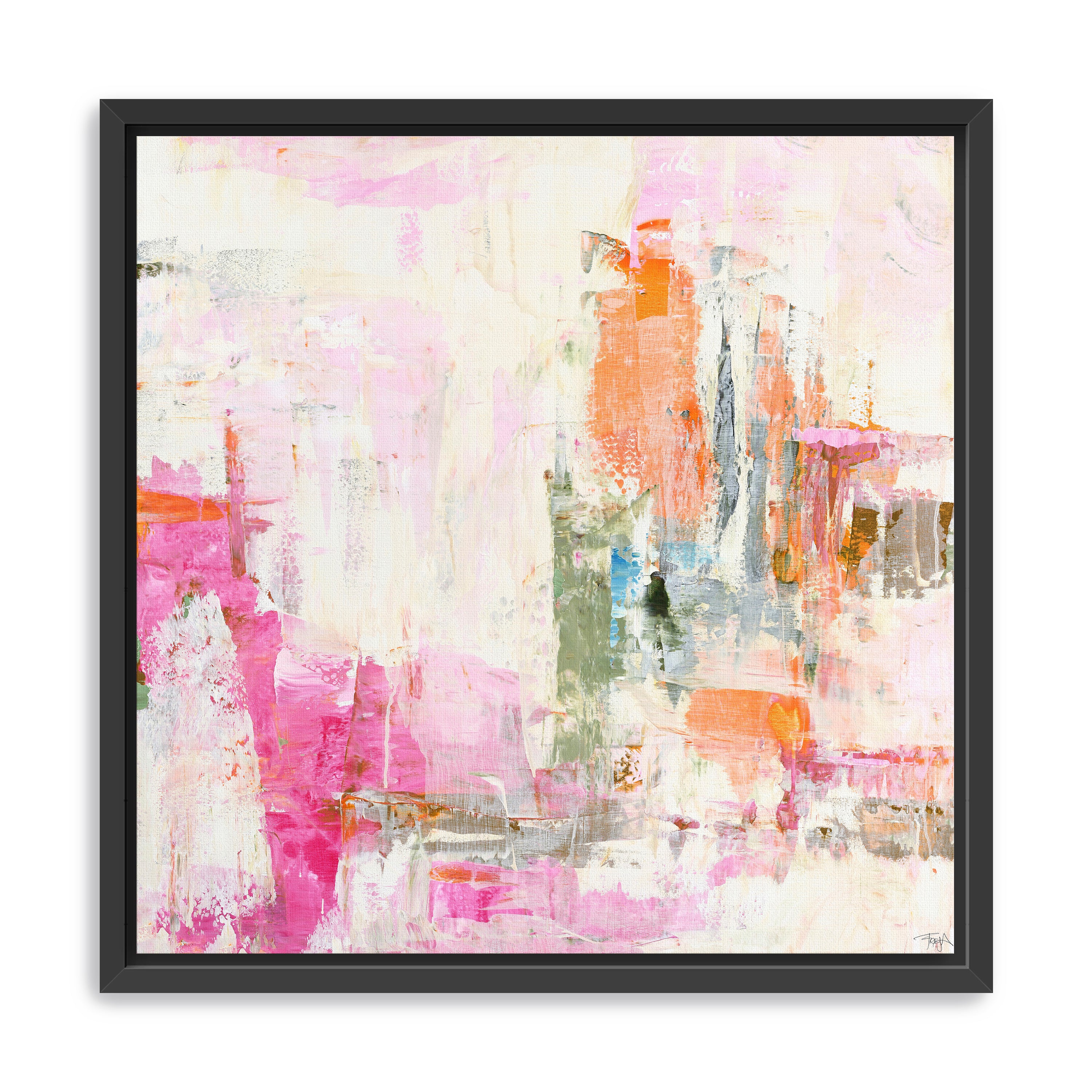 New Age Pink 1 Canvas Giclee