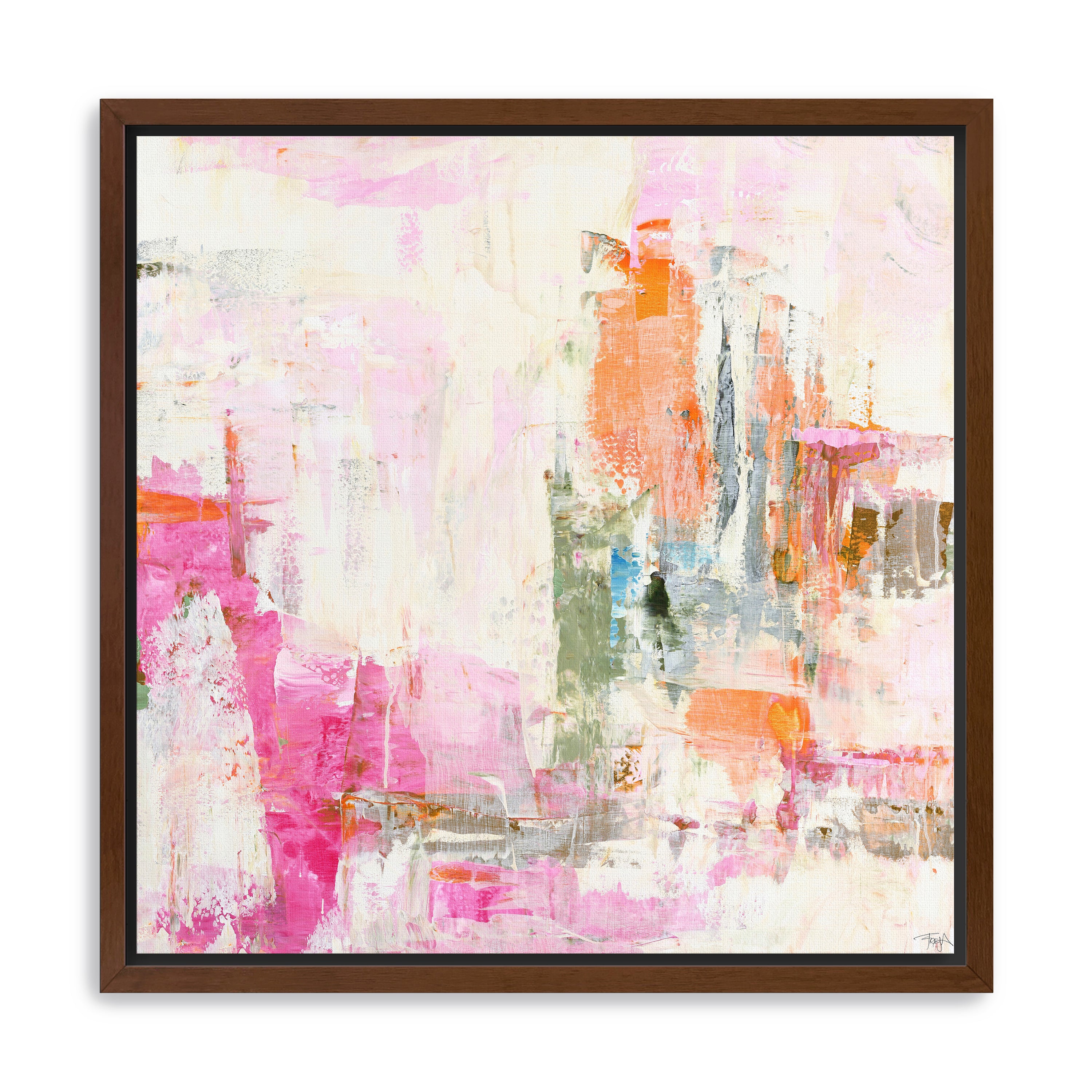 New Age Pink 1 Canvas Giclee