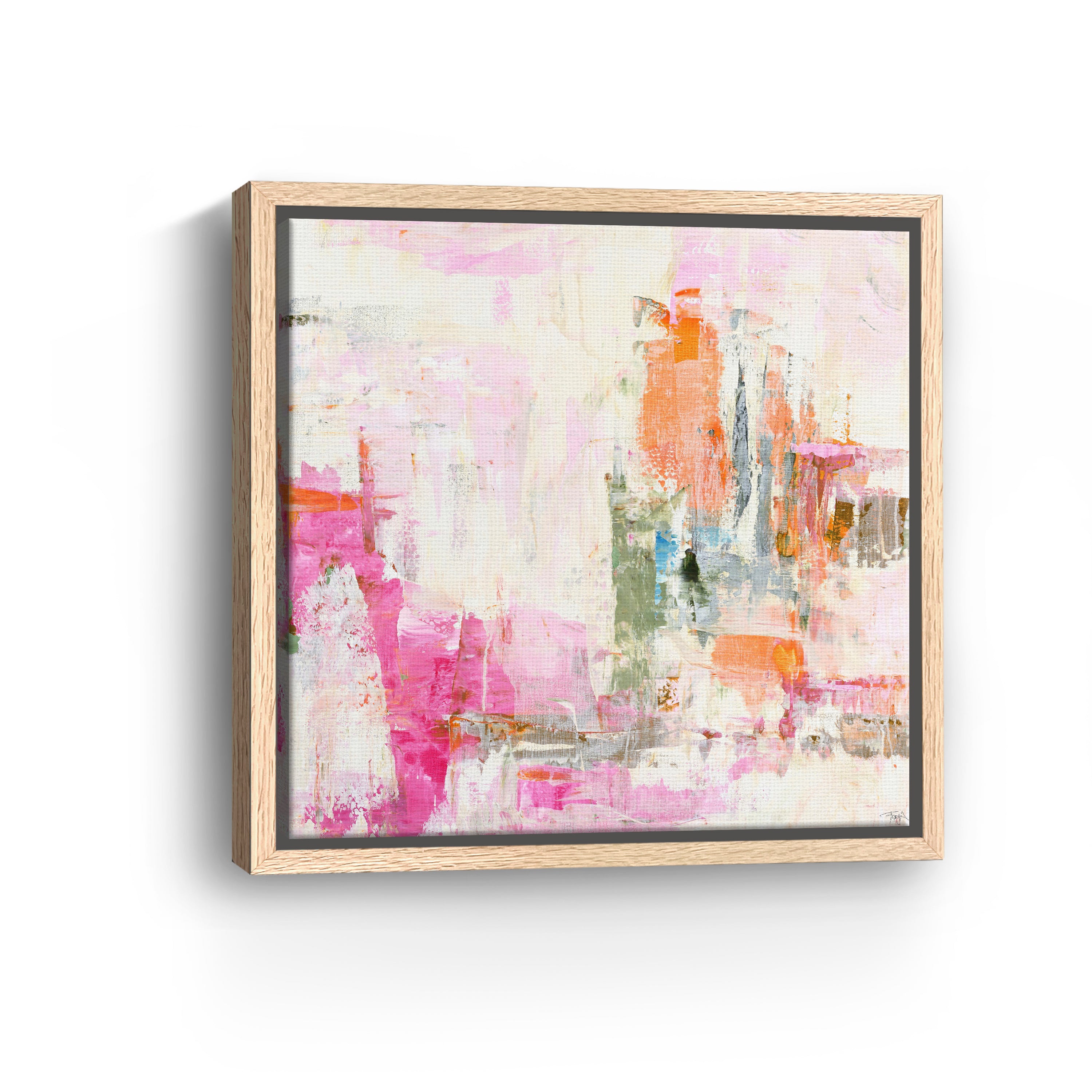 New Age Pink 1 Canvas Giclee