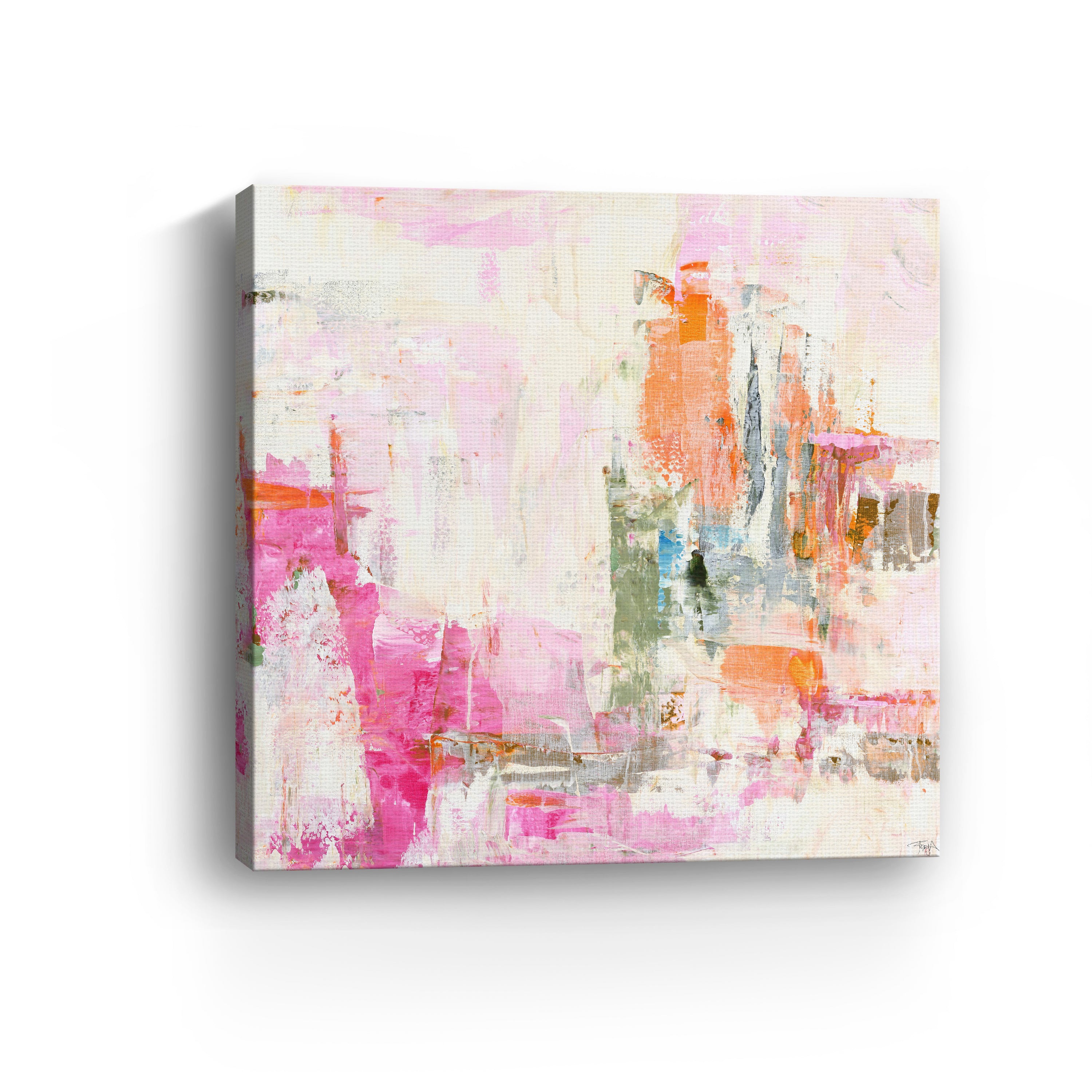 New Age Pink 1 Canvas Giclee
