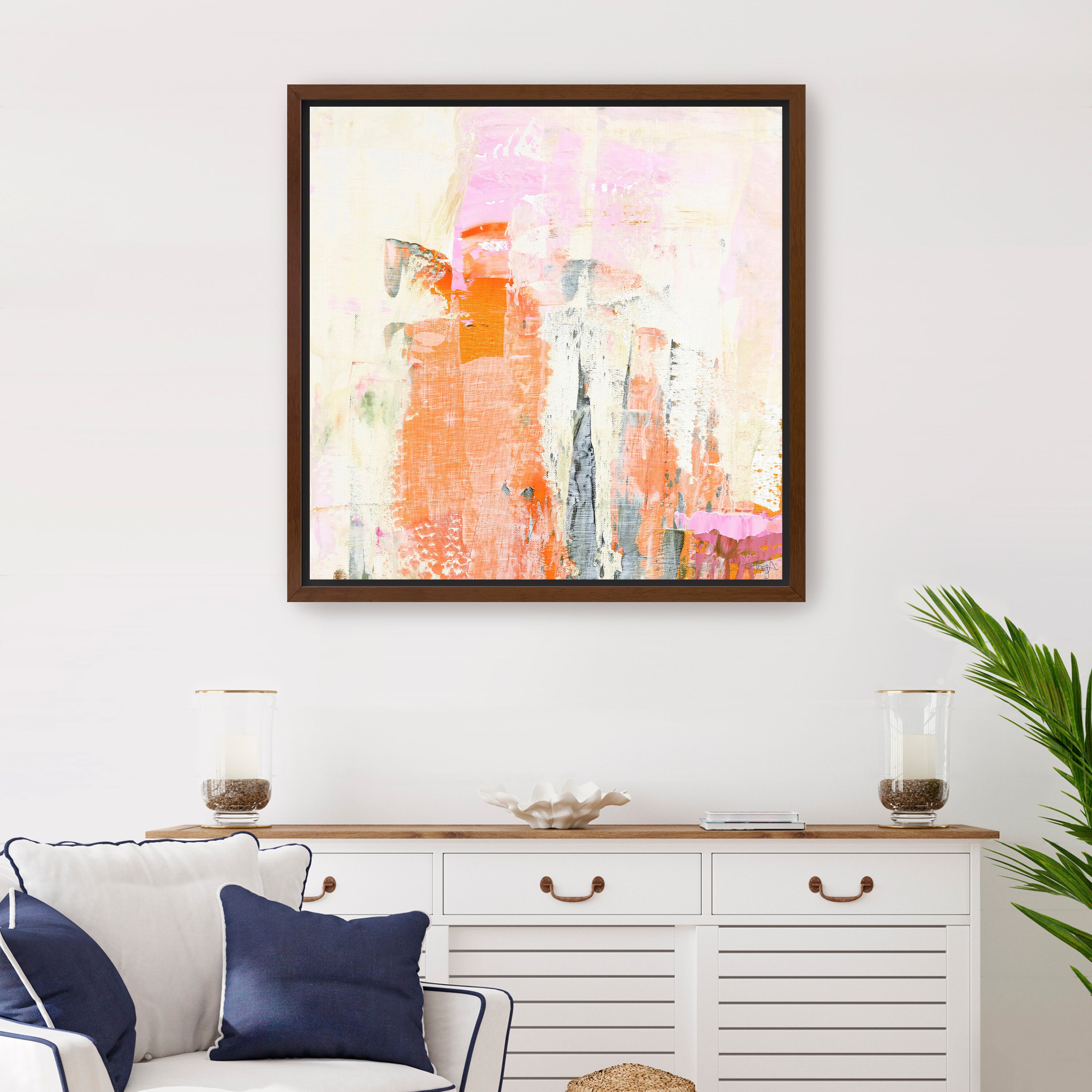 New Age Pink 2 Canvas Giclee