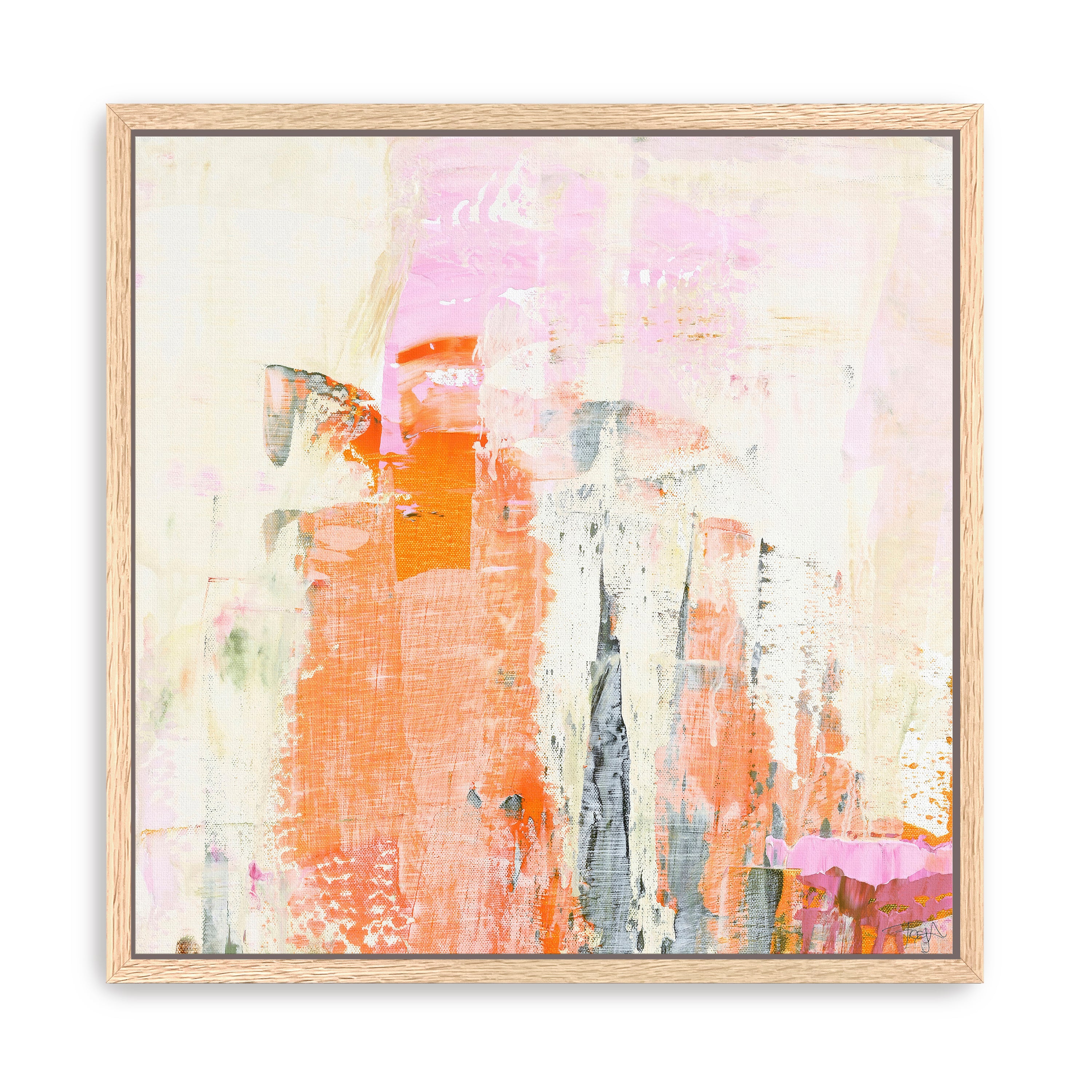 New Age Pink 2 Canvas Giclee