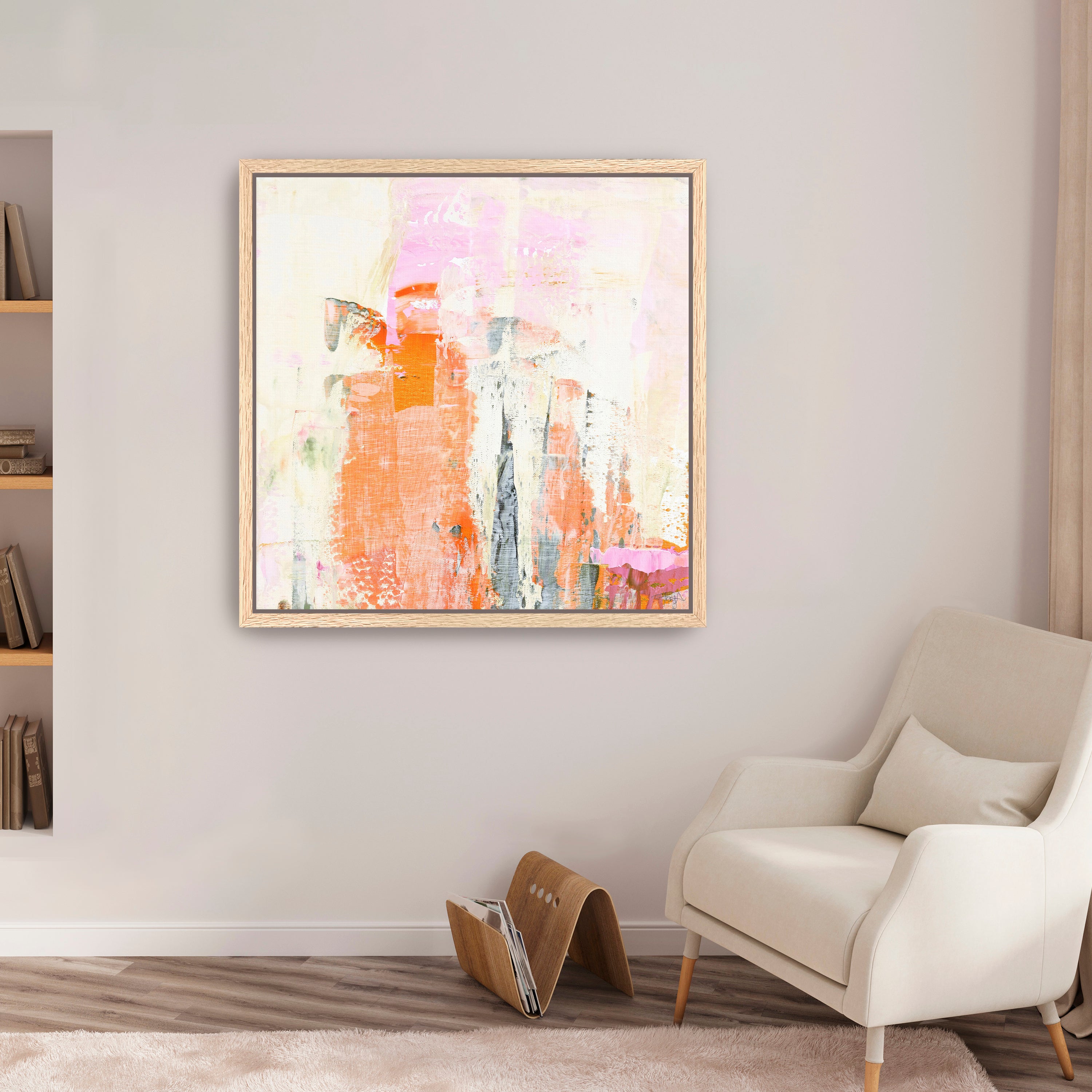New Age Pink 2 Canvas Giclee