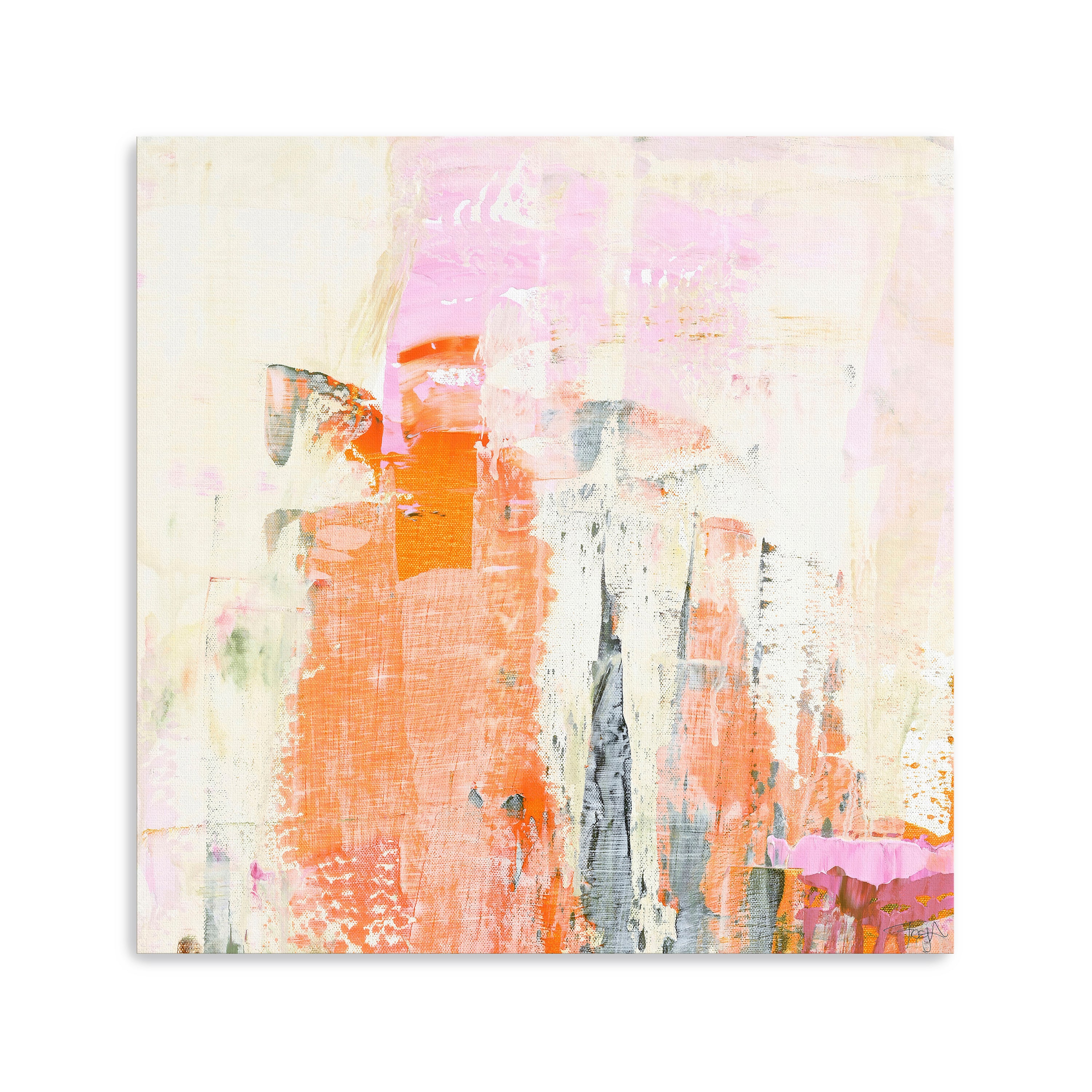 New Age Pink 2 Canvas Giclee