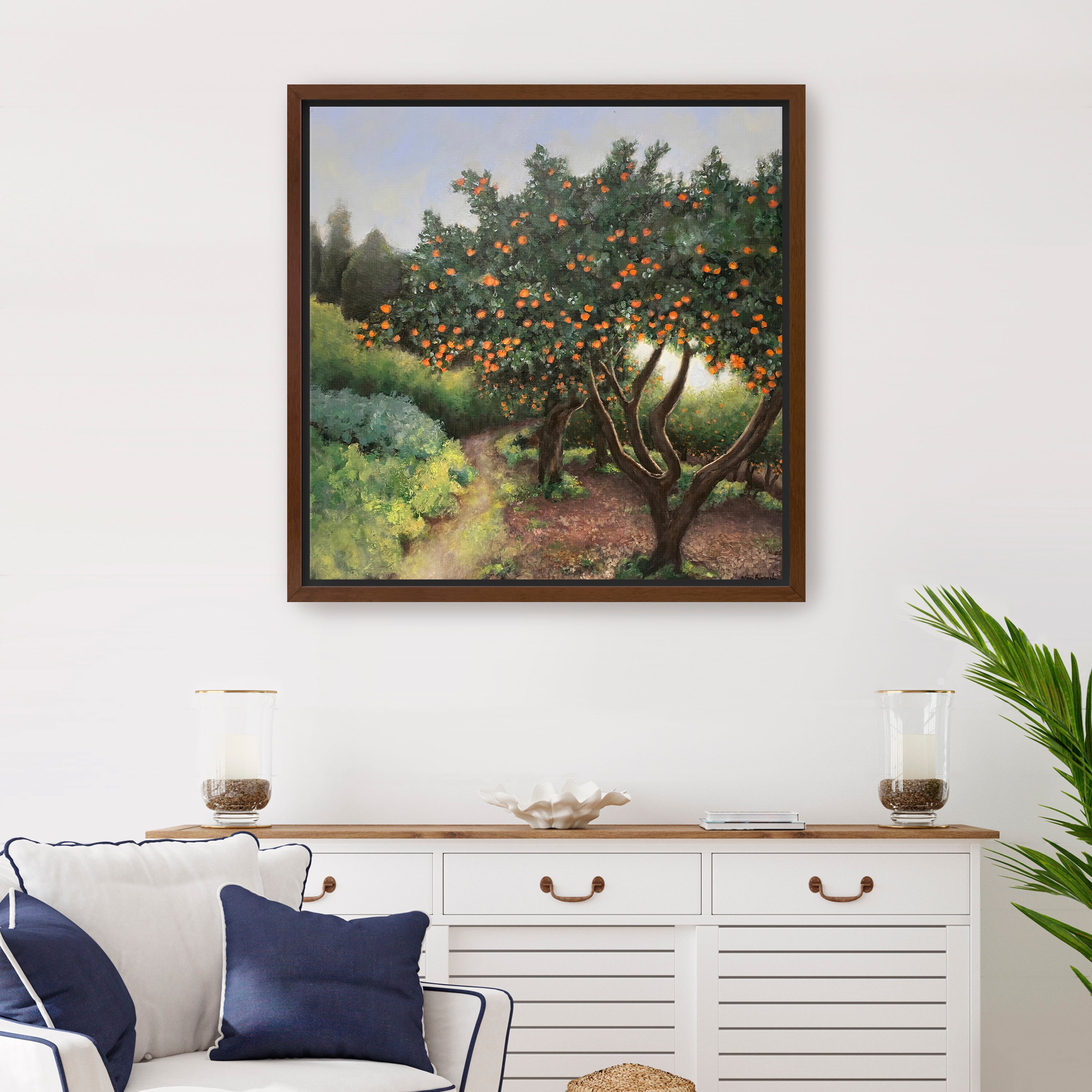 Orange Trees Canvas Giclee