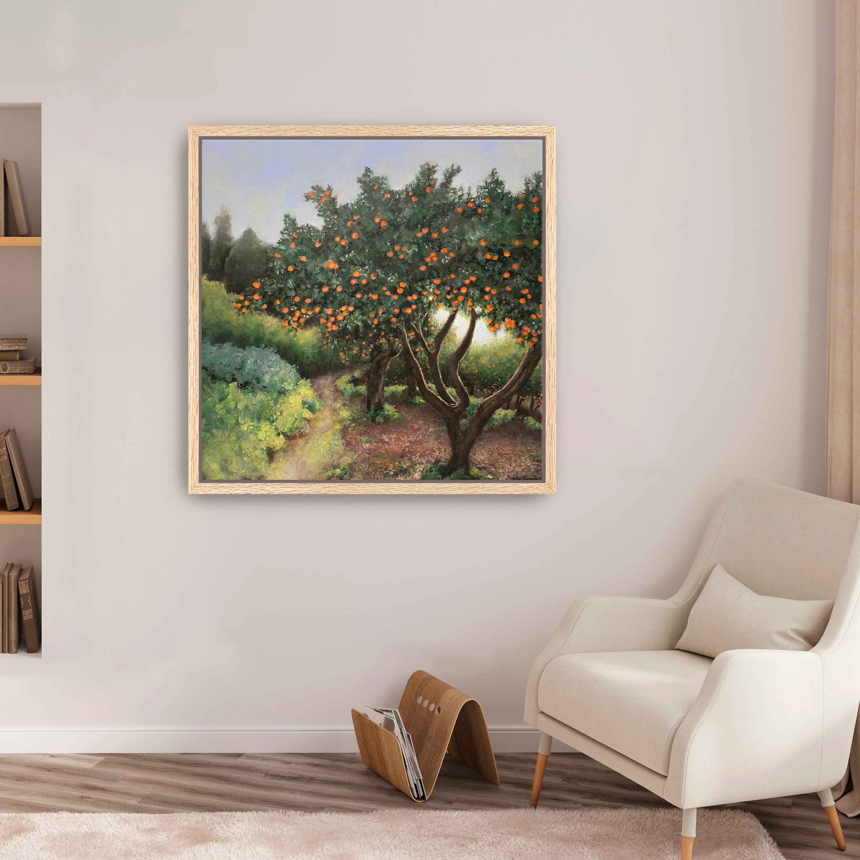 Orange Trees Canvas Giclee