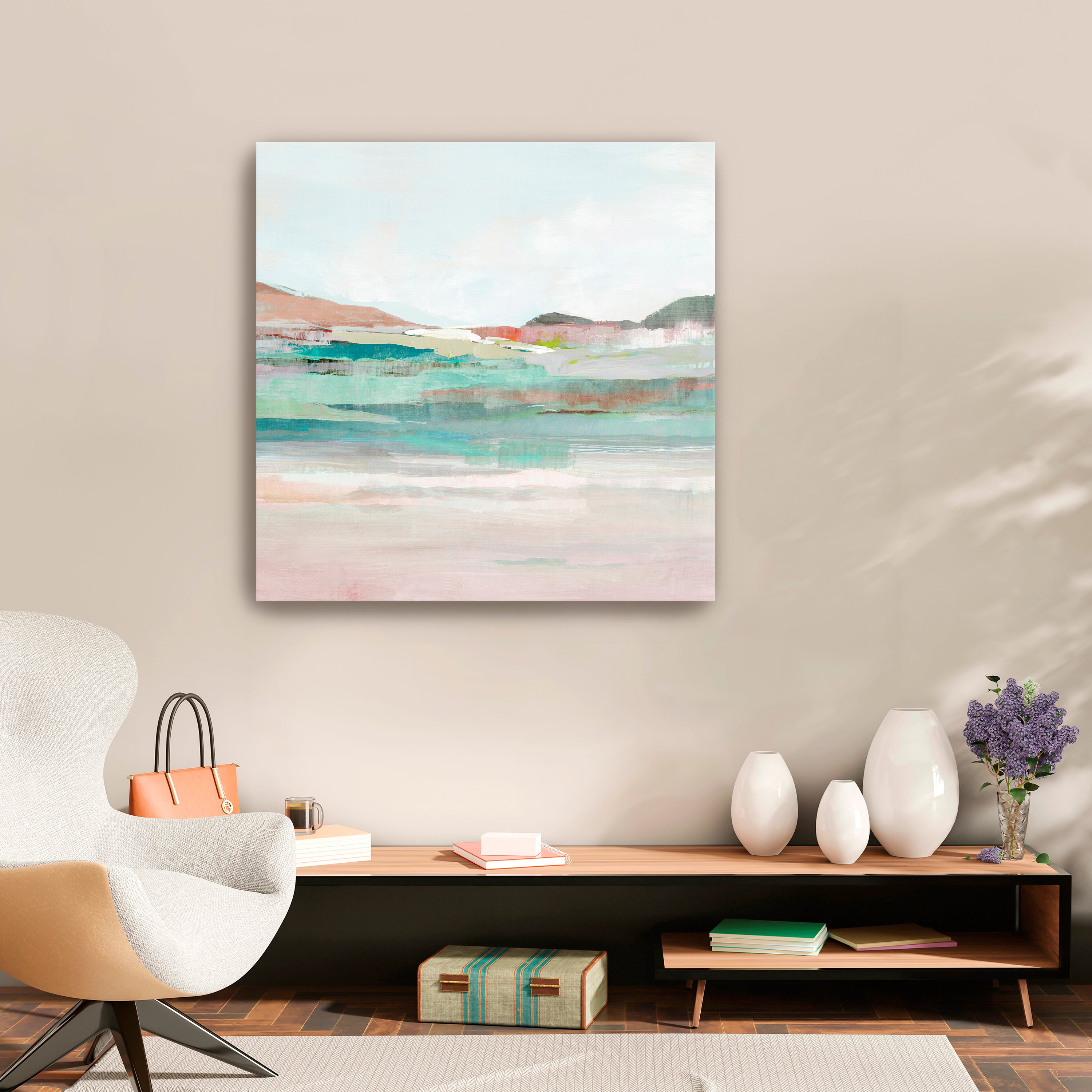 Soft Hues of Tranquility Canvas Giclee